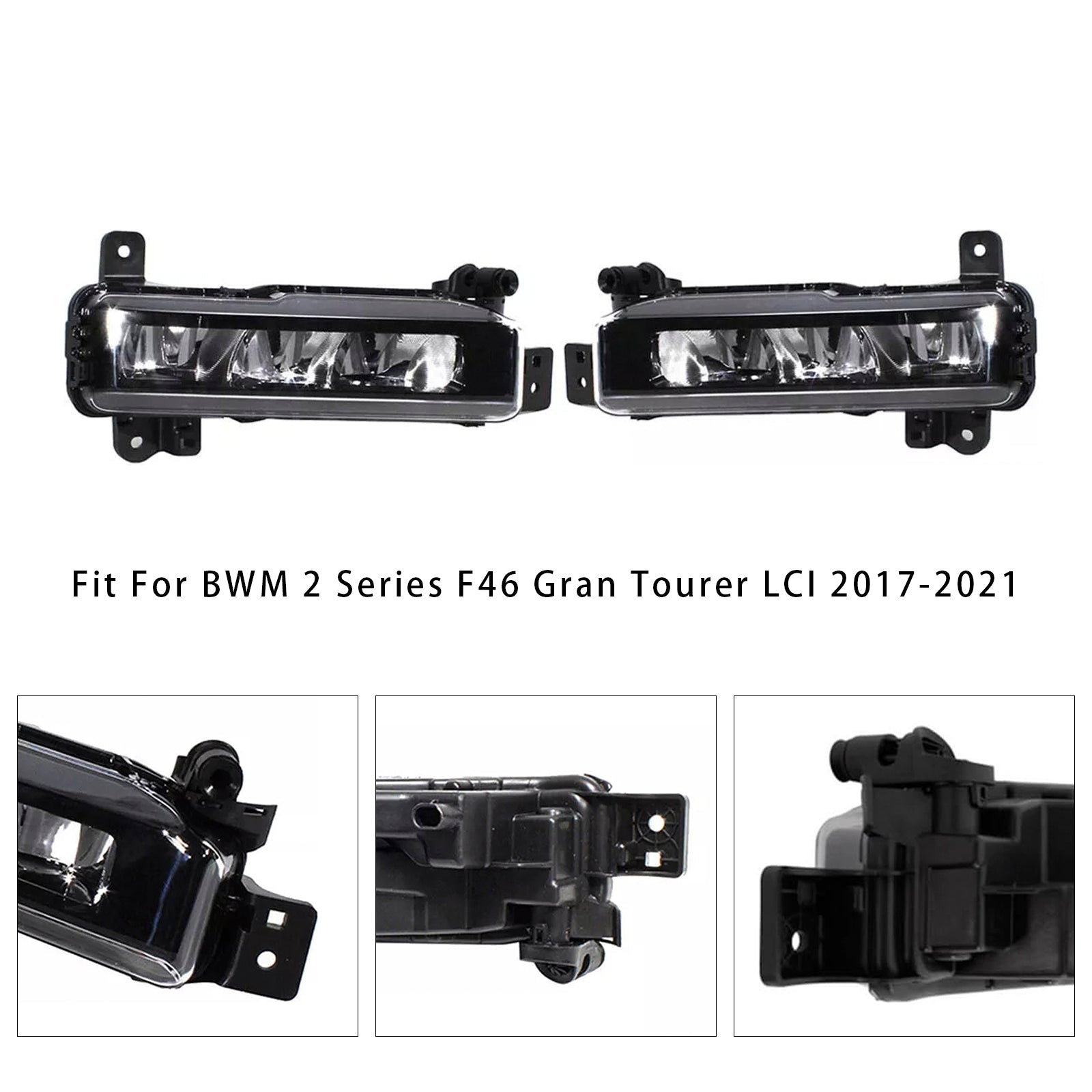 Par de luces antiniebla delantera LED para BMW G20 G21 X1 F48 LCI F45 F46 63178089526