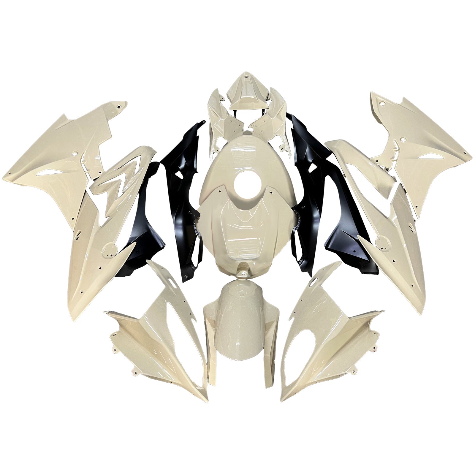 Kit de carénage d'injection pour BMW S1000RR 2009-2014 Carrosserie Plastique ABS