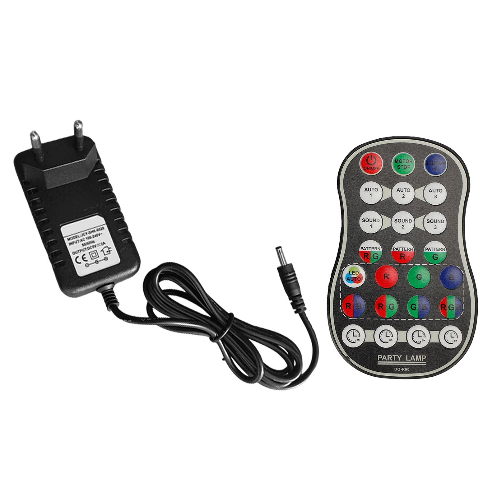 Lumière Laser LED RGB 60 Motifs Boule Magique Éclairage Scène DJ Disco Party