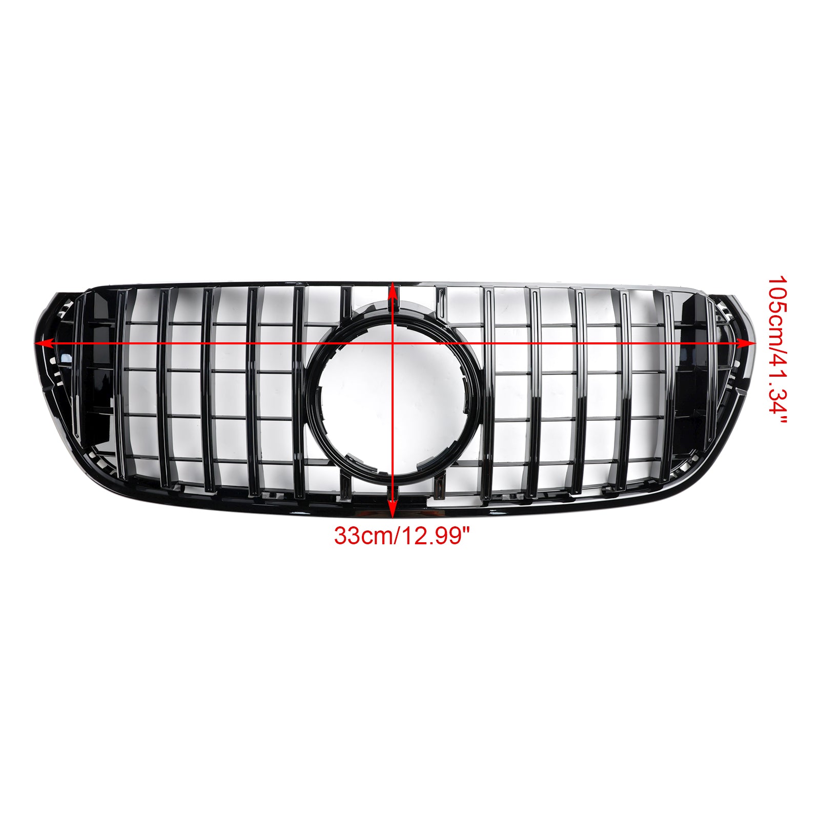 Grille de pare-chocs avant noire pour Mercedes Benz Classe X X470 2017-2019