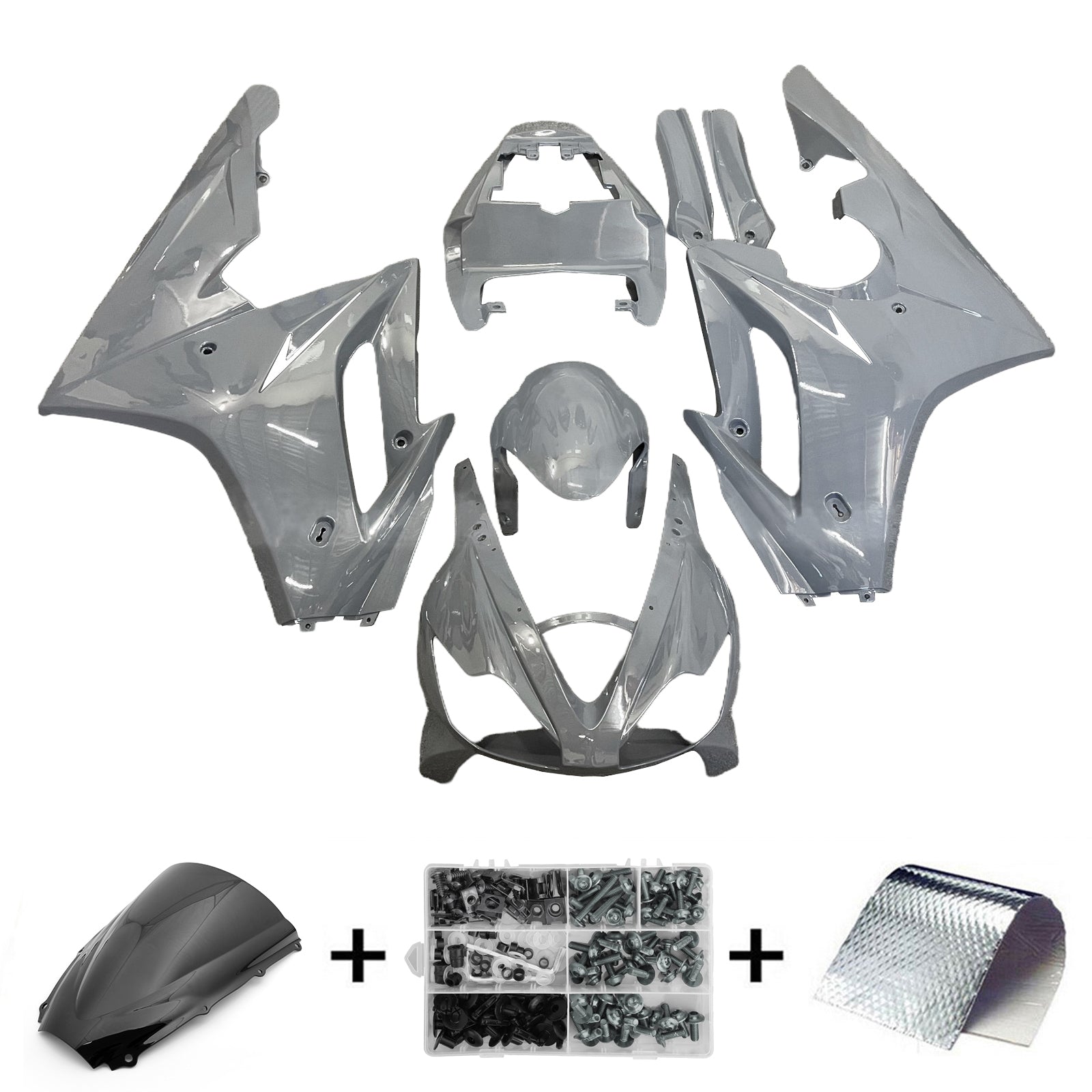Kit de carénage d'injection Triumph Daytona 675 2006-2008 Carrosserie Plastique ABS