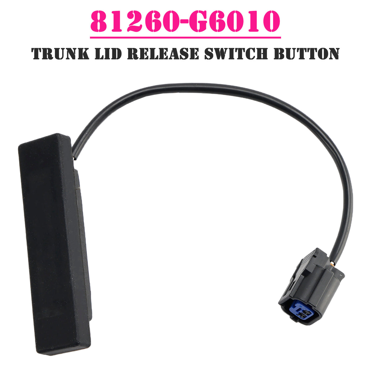 Trunk Lid Release Switch Button pour Hyundai Kona 2017-2023 81260-G6010