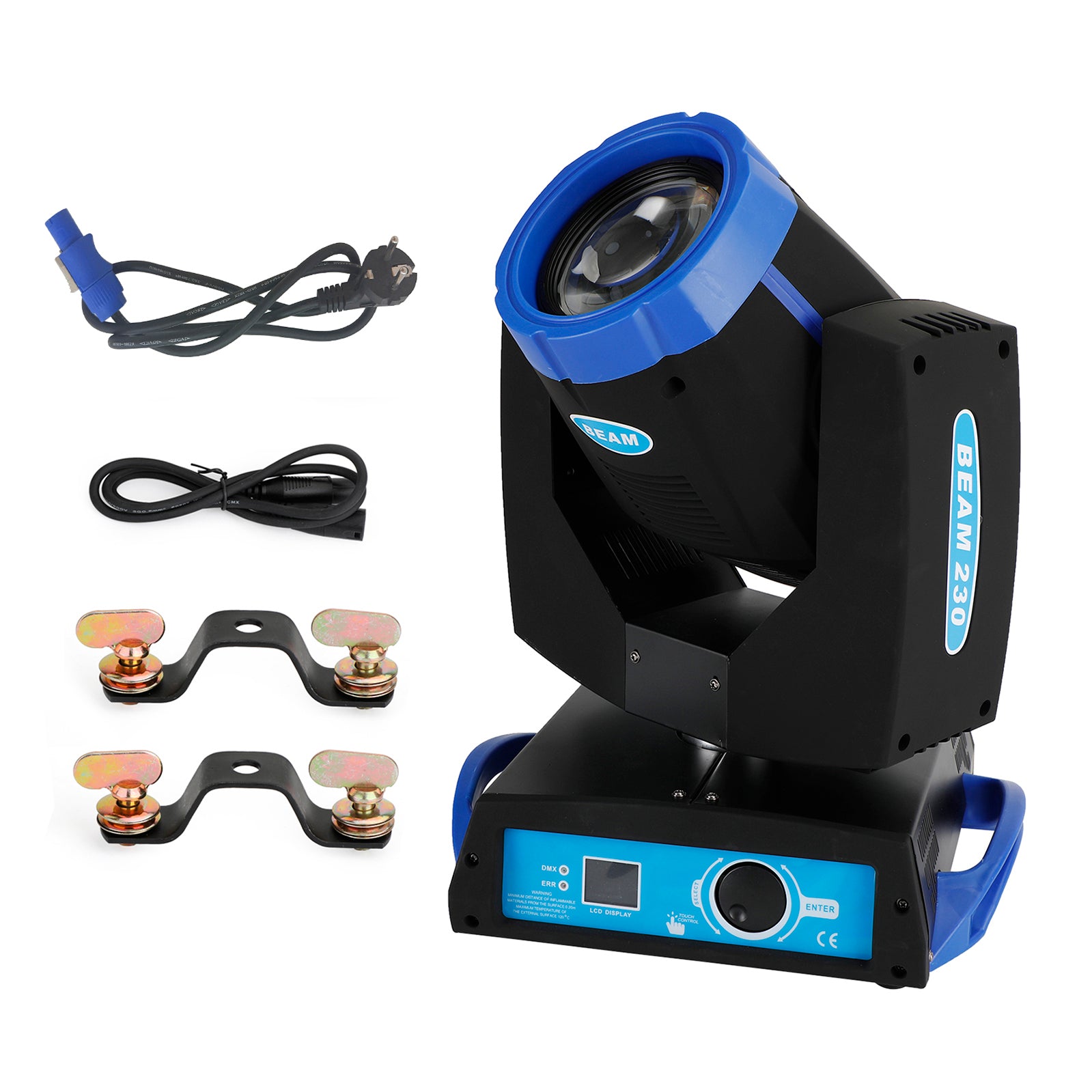 230W 7R Zoom Faisceau Tête Mobile Sharpy Light 8 Prism Strobe DMX 16Ch Blue