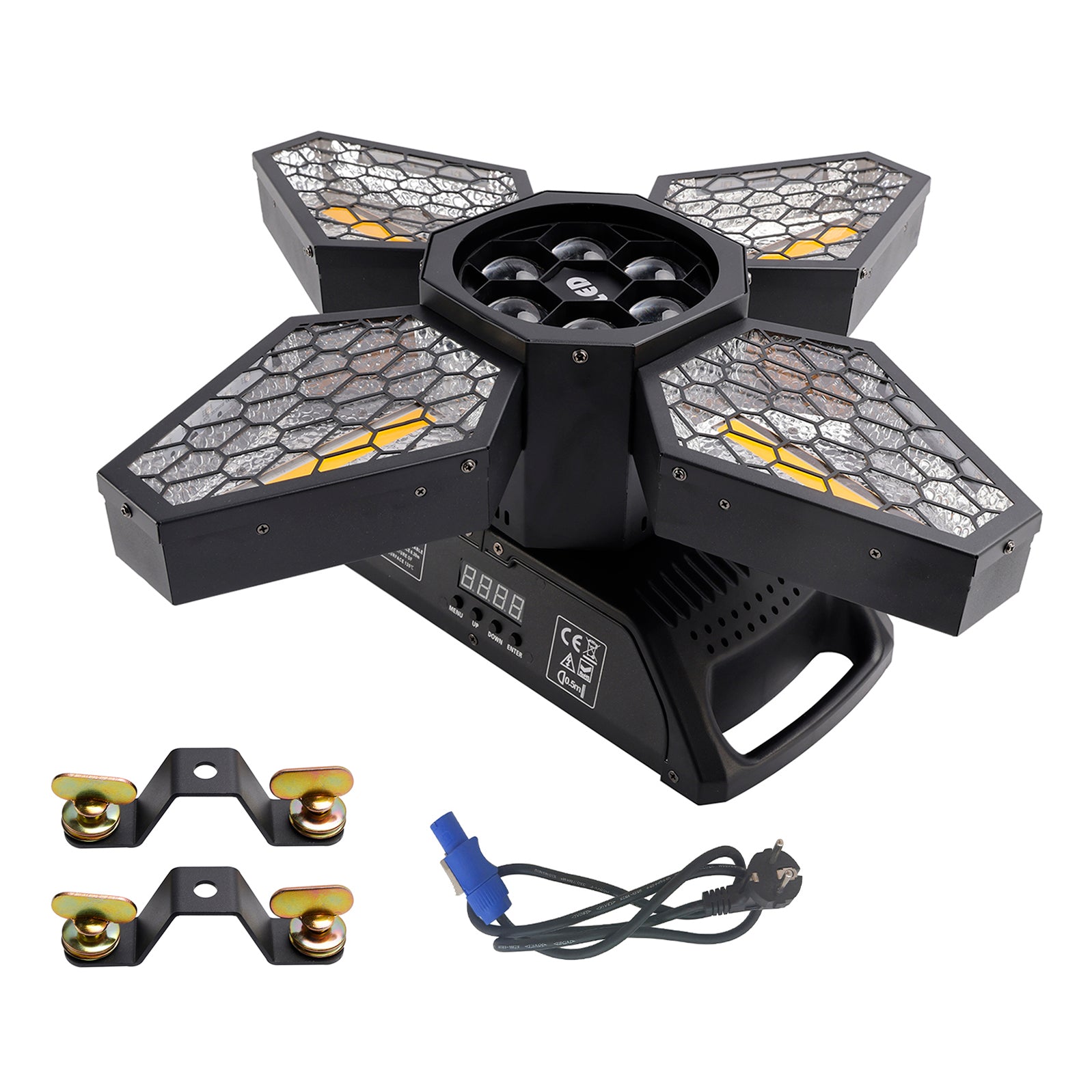 Projecteur Faisceau Zoom Abeille 4 Bras DMX Pour Scène Discothèque Bar Soirées