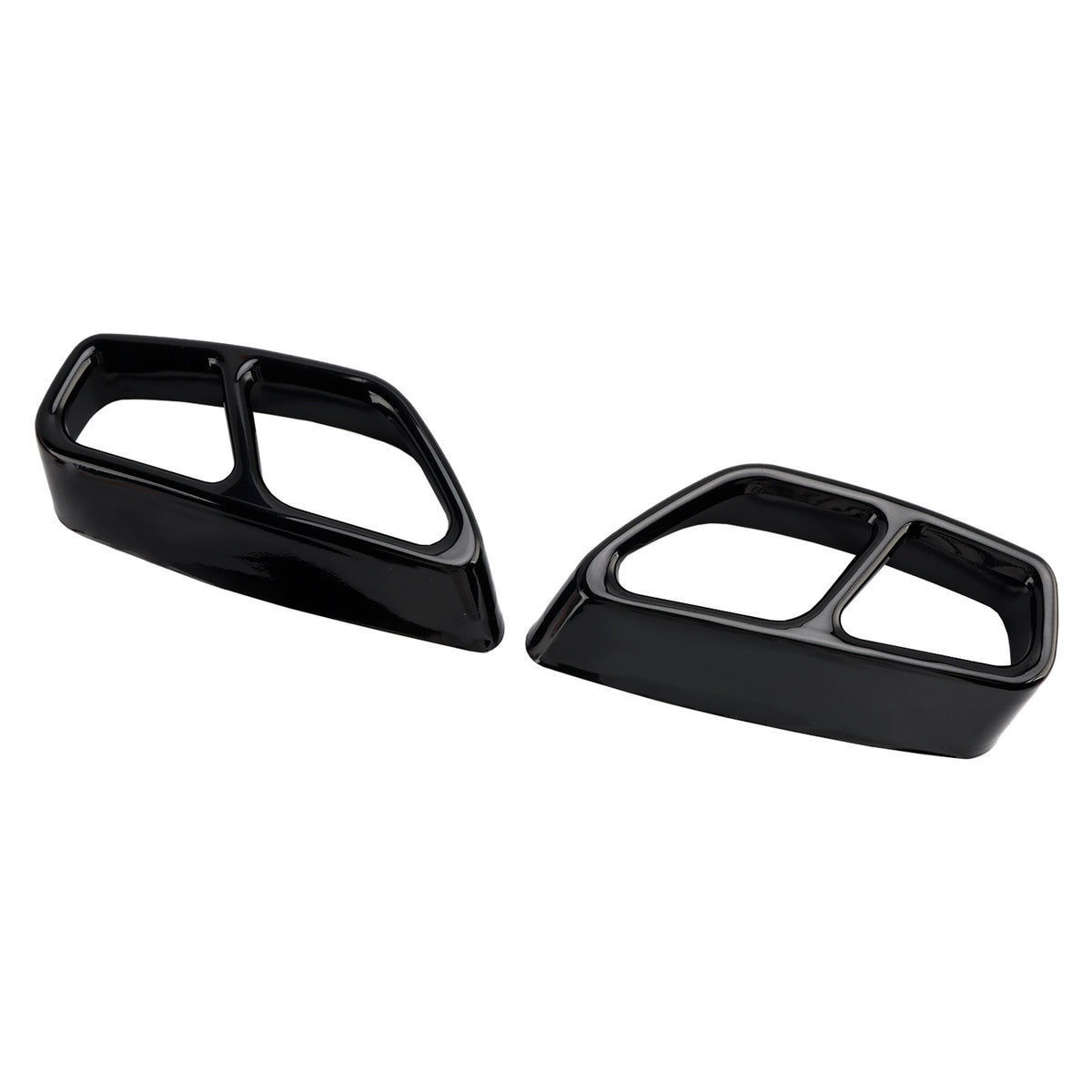 2x Exhaust Muffler Pipe Tip Tailpipe Cover Trim Pour BMW 5 G30 G31 2018-2022