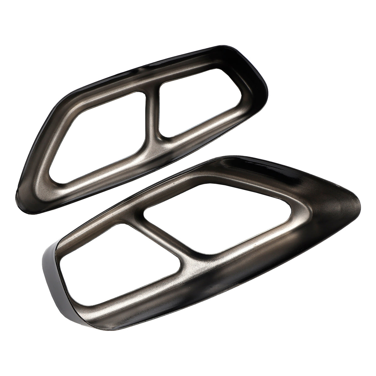 2x Exhaust Muffler Pipe Tip Tailpipe Cover Trim Pour BMW 5 G30 G31 2018-2022