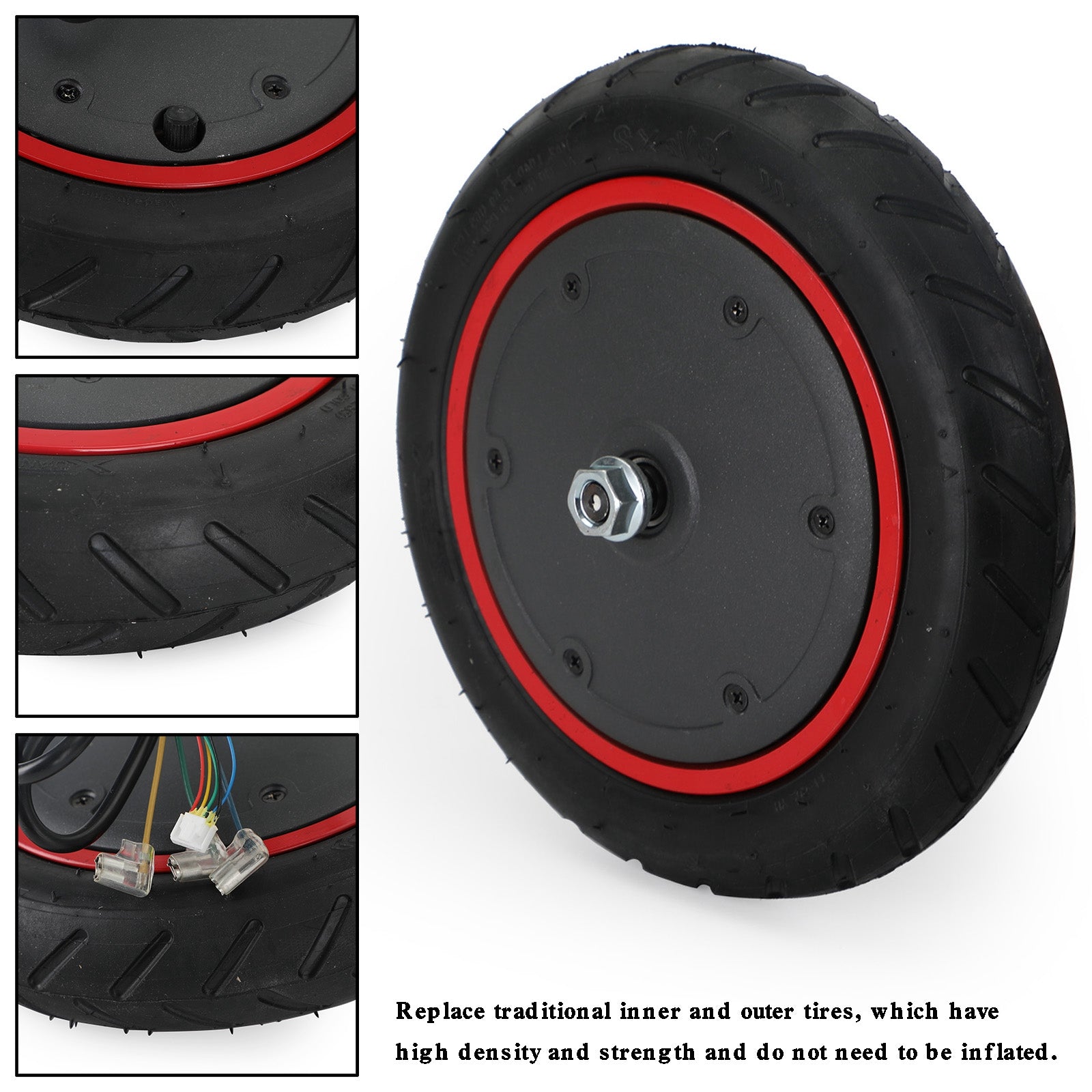 Moteur de moyeu arrière pour trottinette électrique 36V350W compatible avec Xiaomi M365/PRO, accessoires pour trottinette