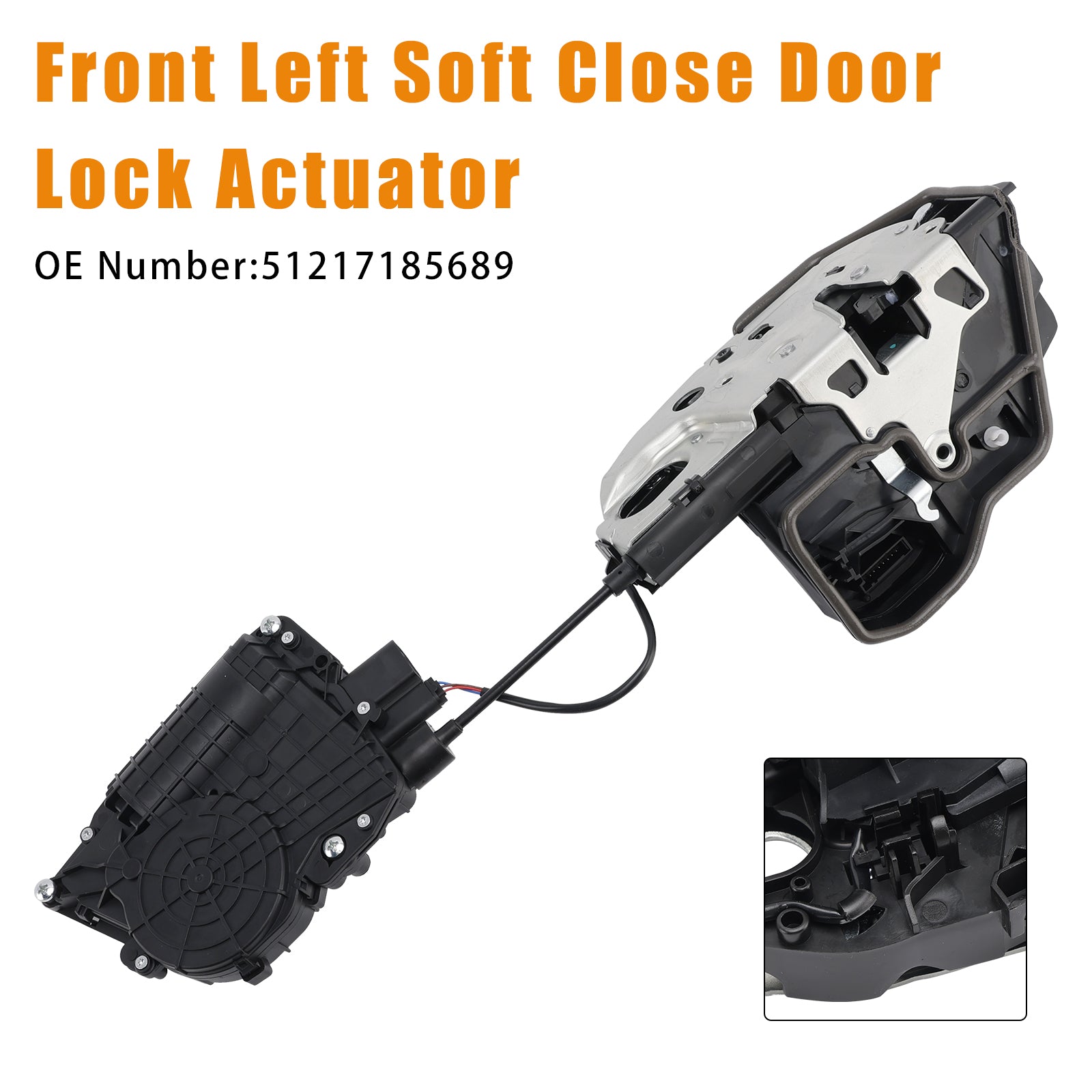 Front Left Soft Close Door Lock Actuator 51217185689 Pour BMW F10 F11 F01 F02