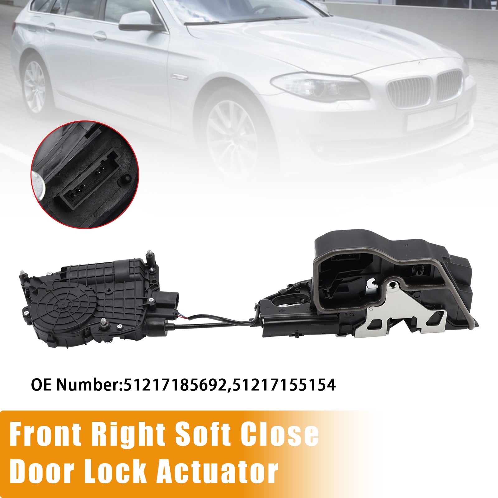 Front Right Soft Close Door Lock Actuator 51217185692 Pour BMW F10 F11 F01 F02