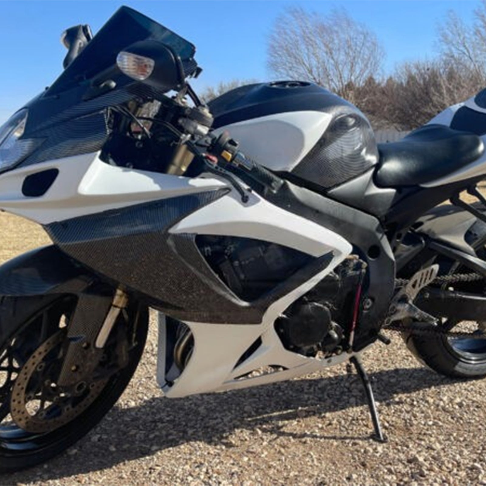 Komplet pomanjkanja, ki se vbrizga v ABS plastiko za Suzuki GSXR 600/750 2006-2007 K6