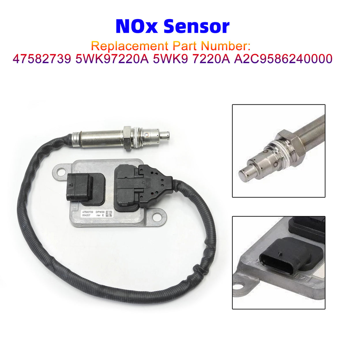 Capteur Nox A2C9586240000 Pour New Holland Tracteur Case 47582739 5Wk97220A