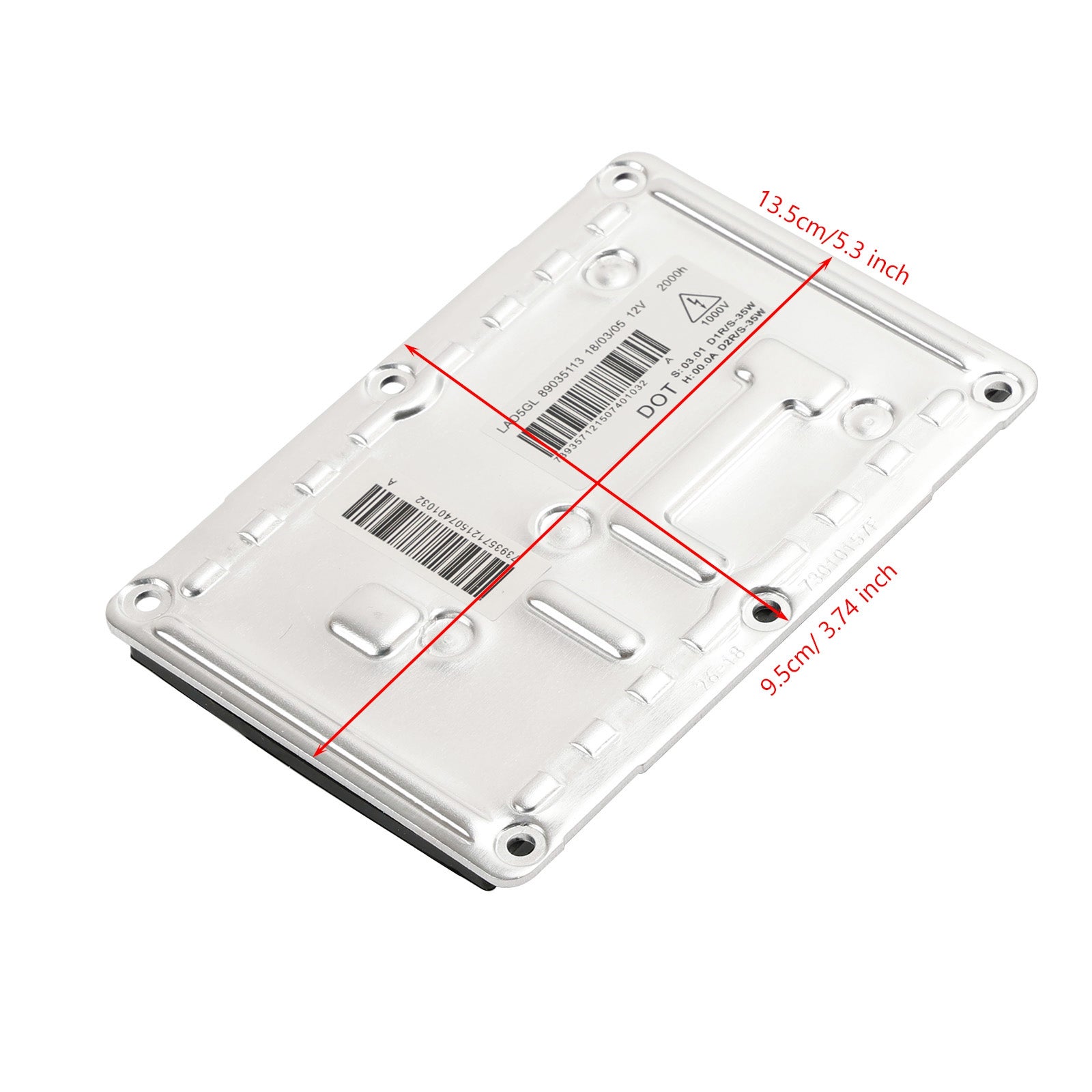 2000 - 2008 Peugeot 607 9d, 9U Module d'unité de commande de ballast HID pour phare 4 broches 3D0907391B 7701207586 7701207587 générique