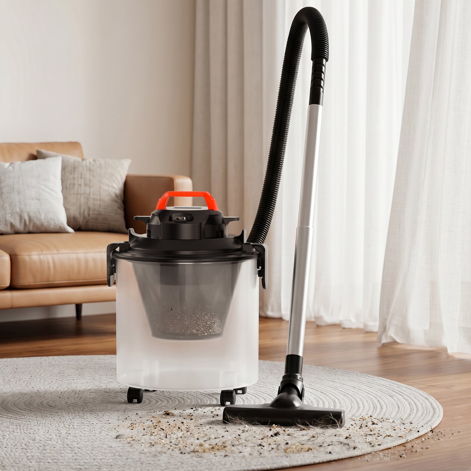 Aspirateur atelier 3-en-1 sec/humide/soufflant 6