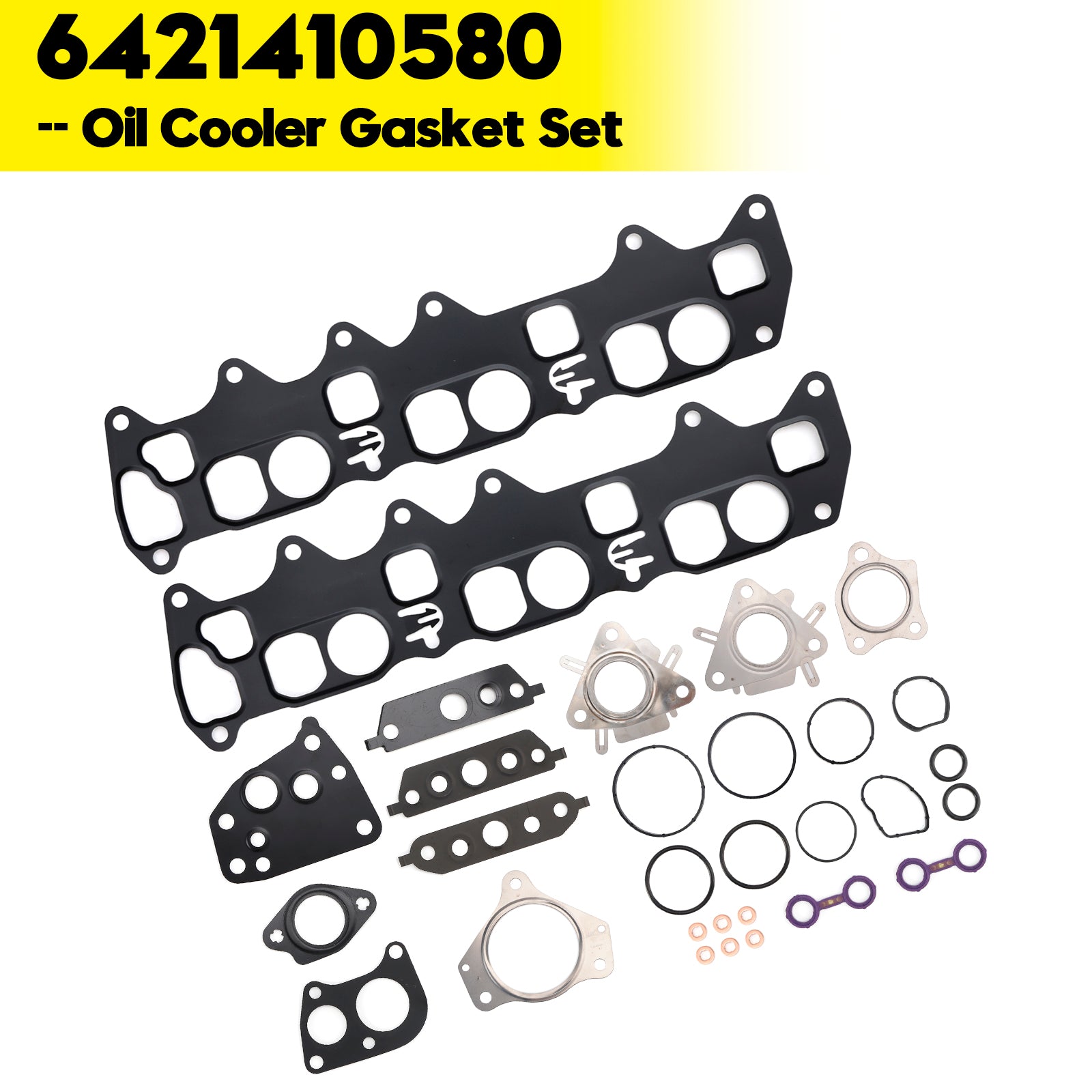 6421410580 Set joint refroidisseur d'huile pour Mercedes Classe C CLK CLS