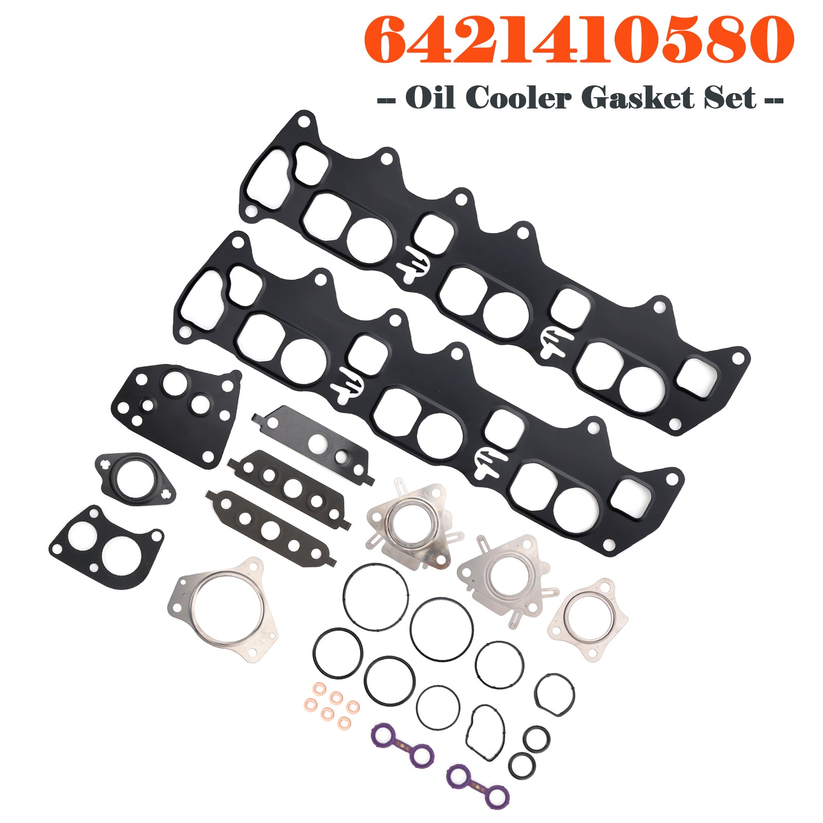 6421410580 Set joint refroidisseur d'huile pour Mercedes Classe C CLK CLS