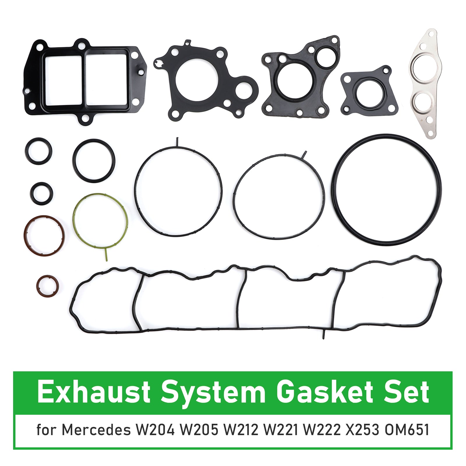 Jeu joints système échappement pour Mercedes W204 W205 W212 W221 X253 OM651