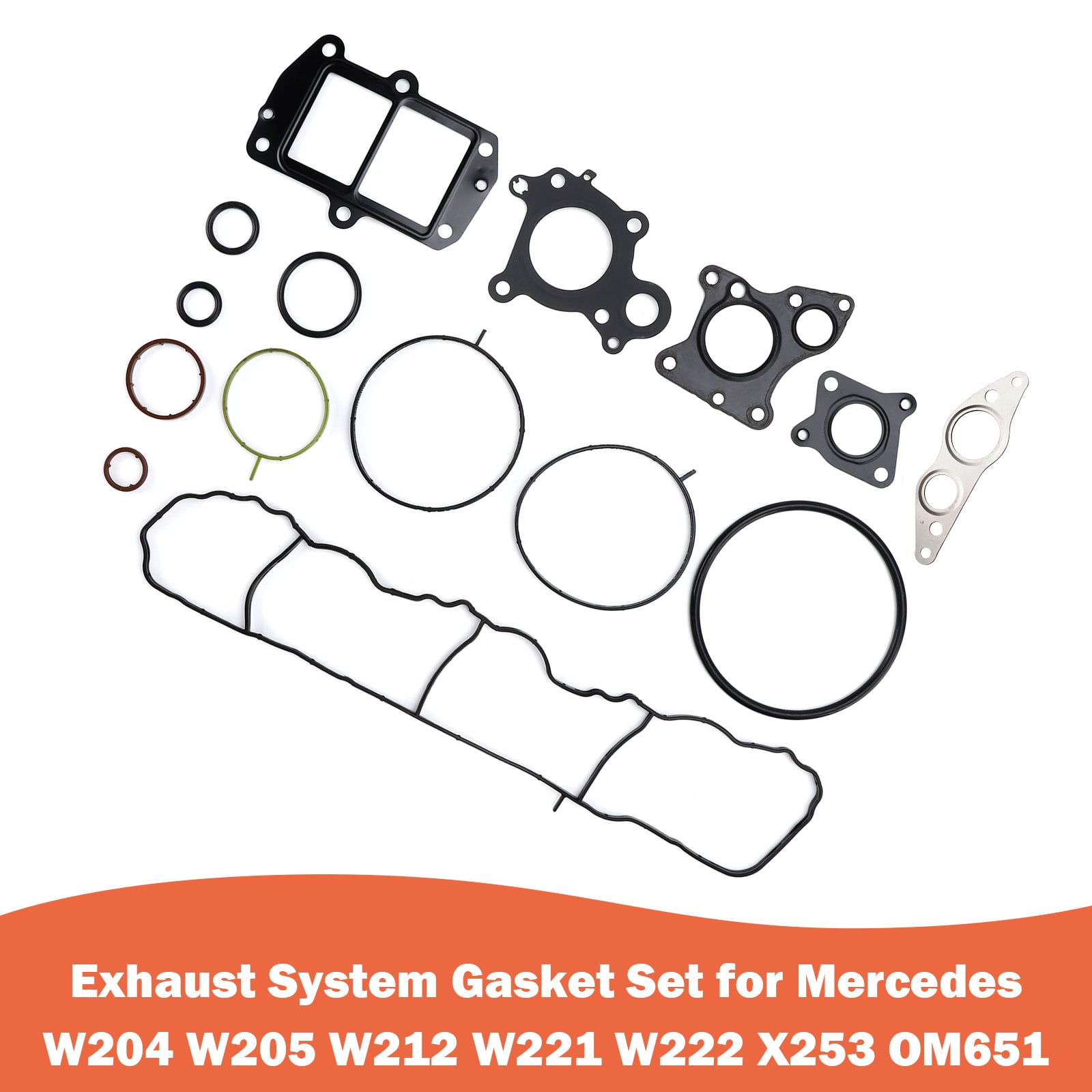 Jeu joints système échappement pour Mercedes W204 W205 W212 W221 X253 OM651