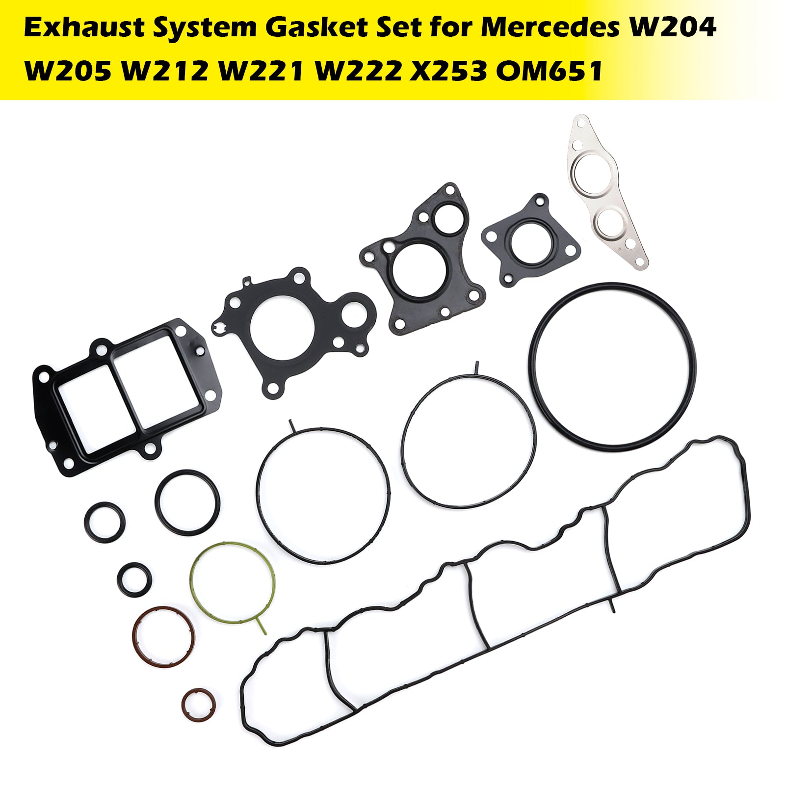 Jeu joints système échappement pour Mercedes W204 W205 W212 W221 X253 OM651