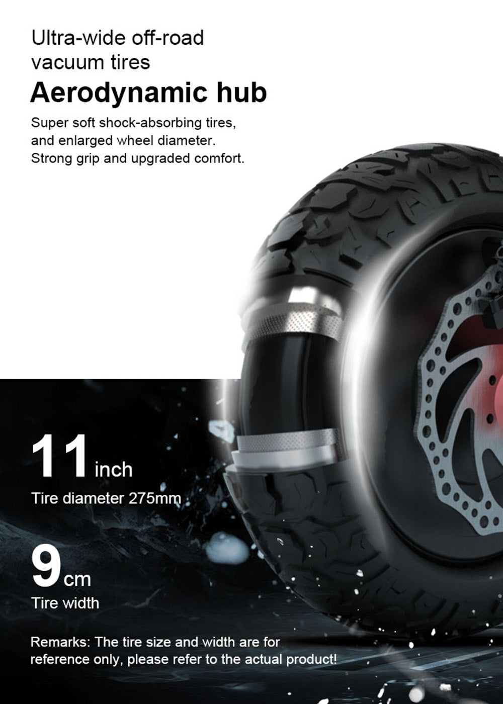 Vélo Électrique Tout-Terrain 11 Pouces – 2400 W, Batterie 48 V 18,2 Ah, 40 km/h, Triple Amortissement, IPX4