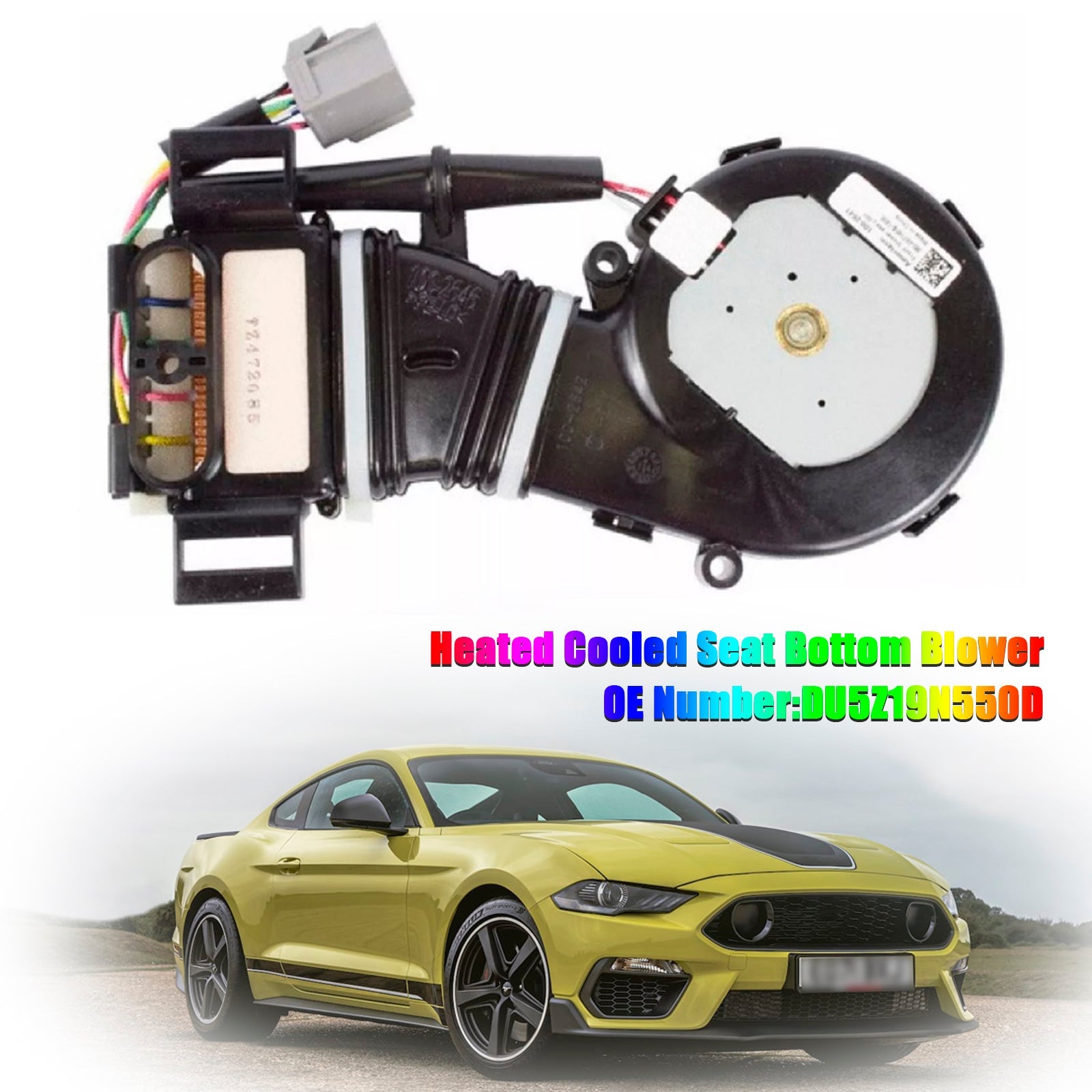 Ogrevan in hladilni sedež z nižjim ventilatorjem za Ford Super Duty 2017-2019 DU5Z19N550D