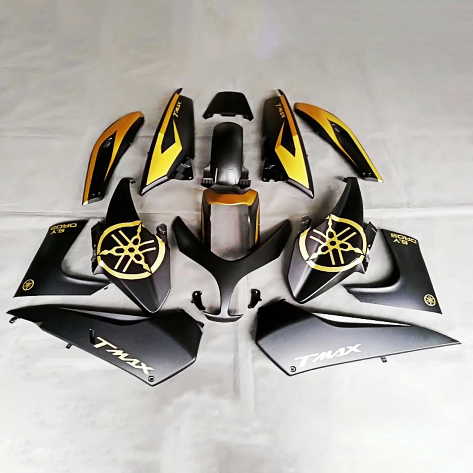Amotopart Kit Carénage Yamaha TMAX560 2019-2021 Carrosserie Plastique ABS