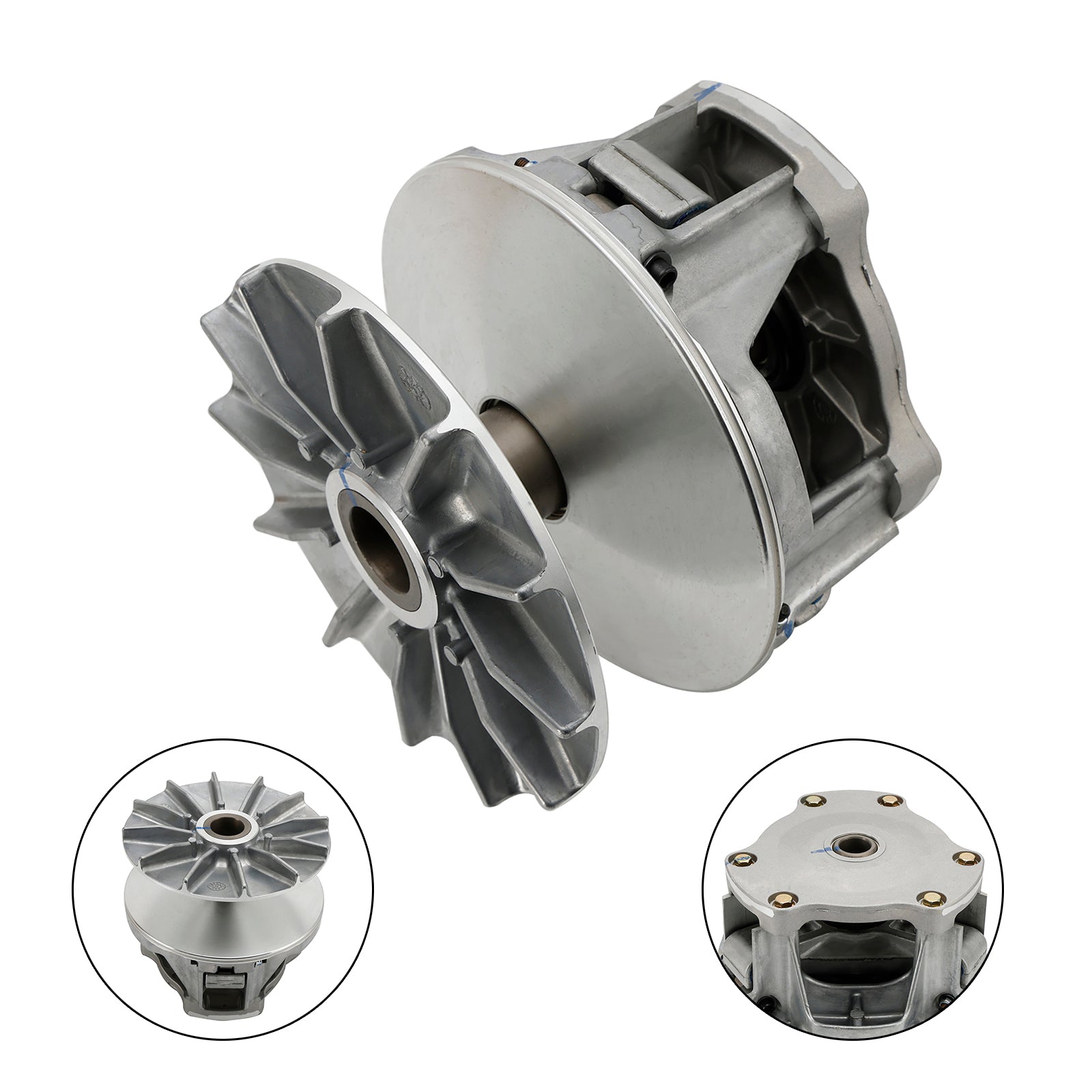 Täydellinen variaattorikokoonpano edessä Polaris 300 1994, 1321468 1321476 1321479