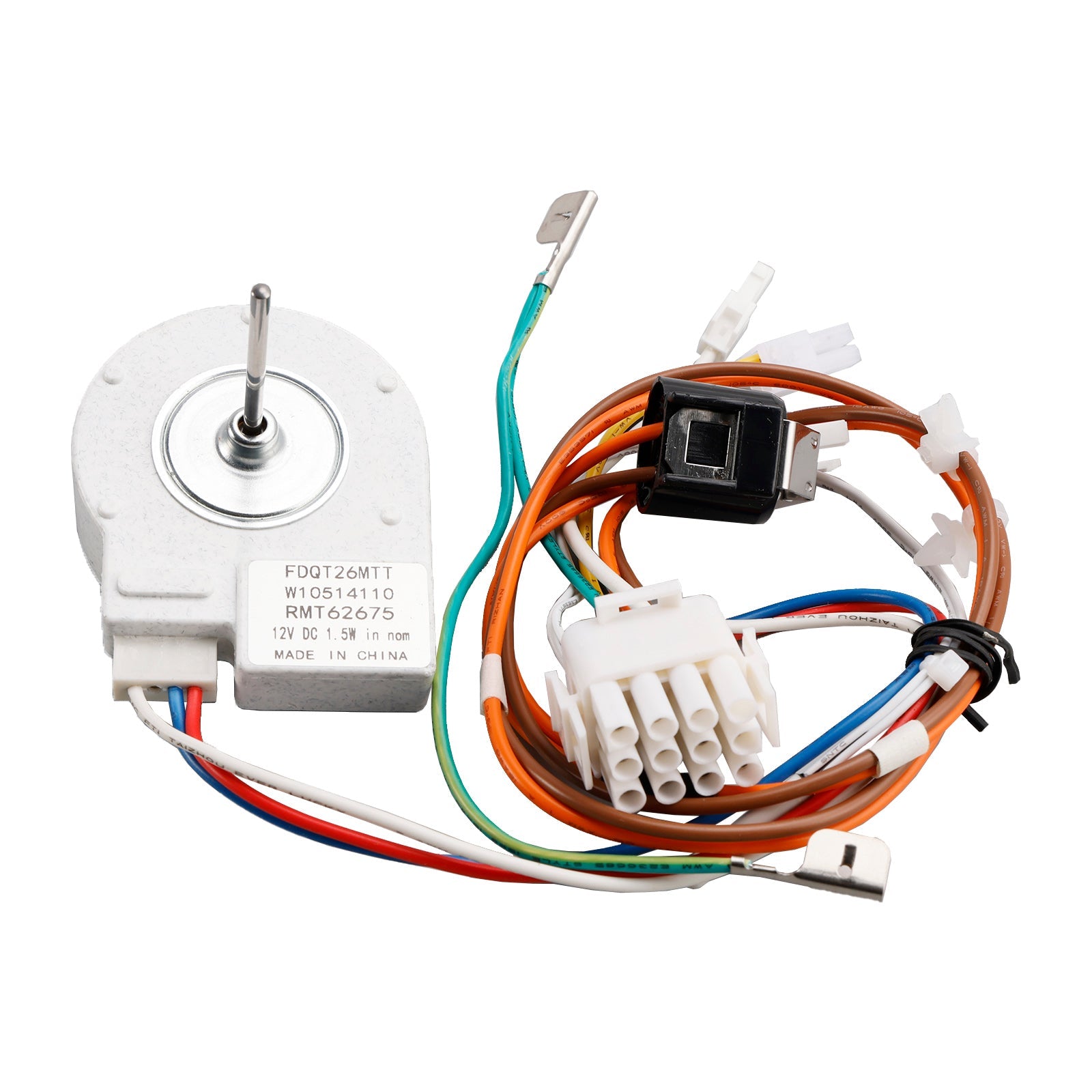 Silnik wentylatora parownika lodówki WPW10514110 W10514110 dla Kenmore'a W10466226