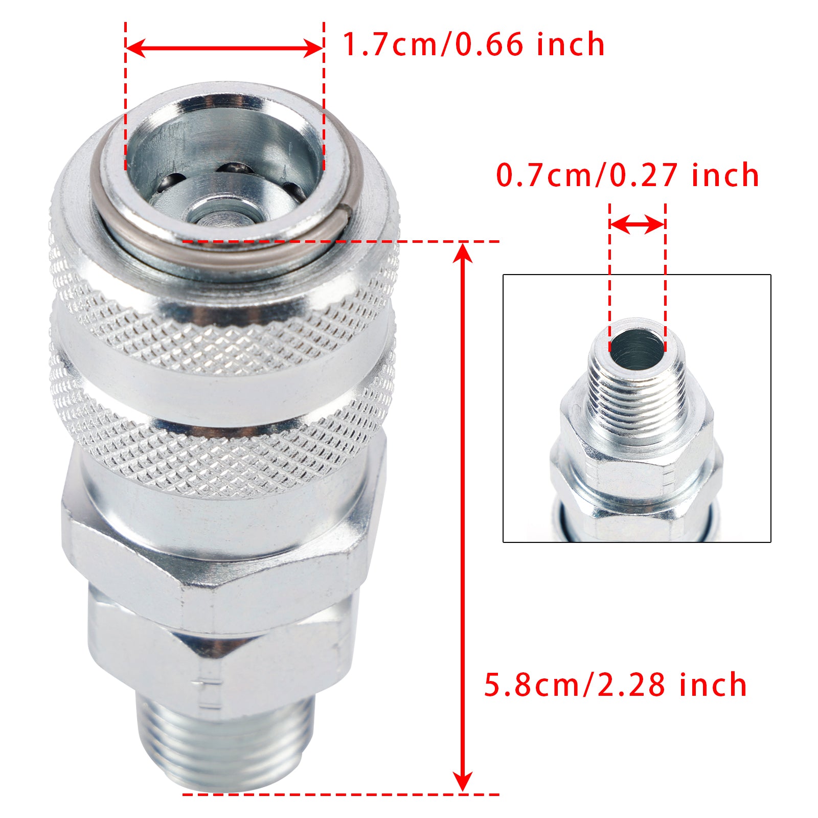2PCS Raccord de Couplage du Système Carburant J-47912-QC Pour Detroit Diesel