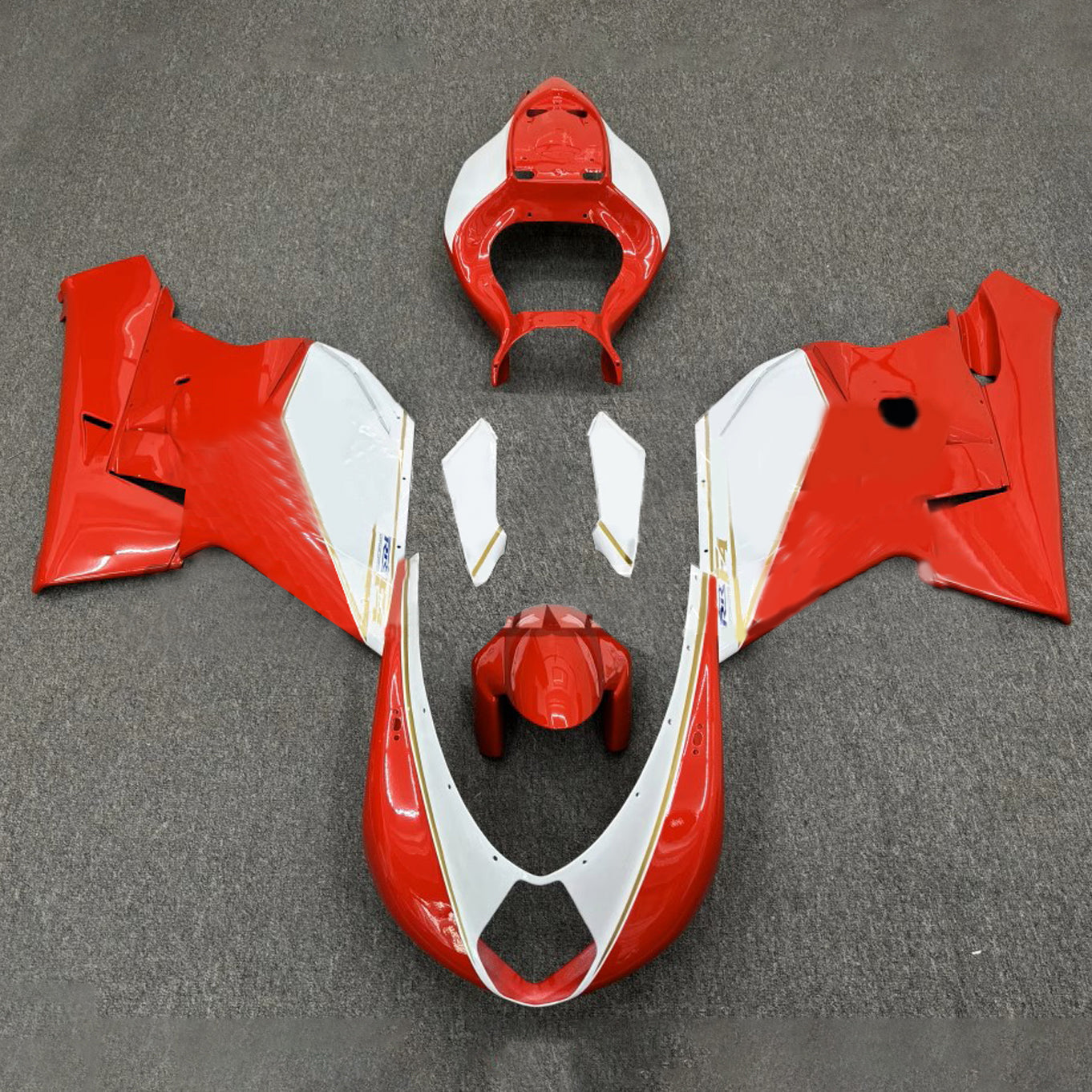 Kit de carenado de inyección de MV Agusta F4 1000 2005-2006 ABS Cuerpo de plástico