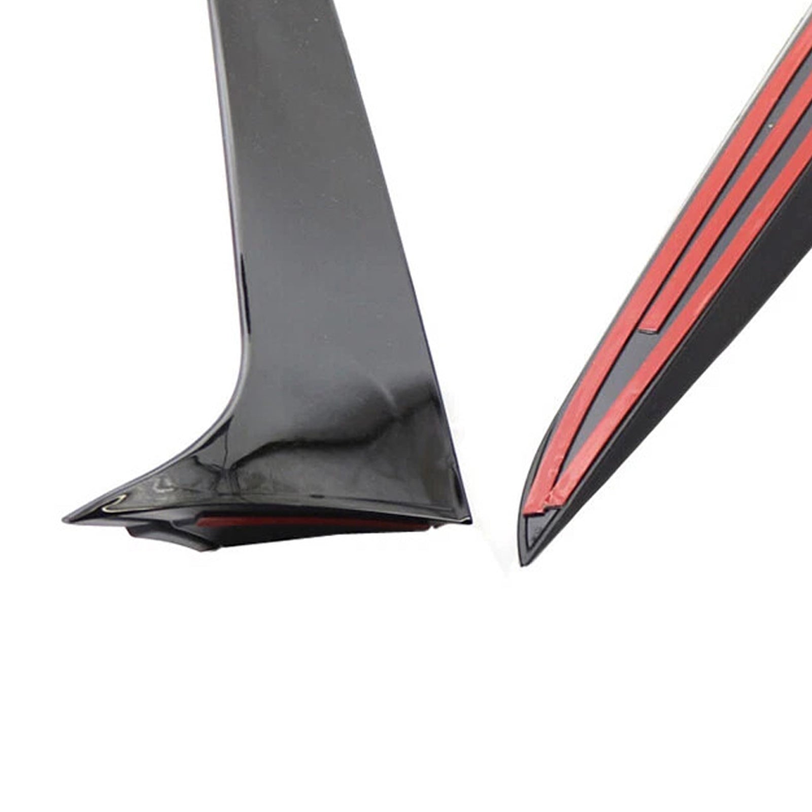 Paire de becquets latéraux de lunette arrière noir brillant pour BMW X3 F25 2011-2017