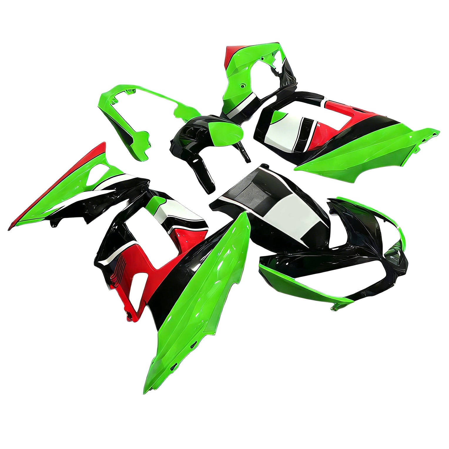 Kit de carénage en plastique ABS injecté compatible avec Kawasaki Z1000SX 2010-2015