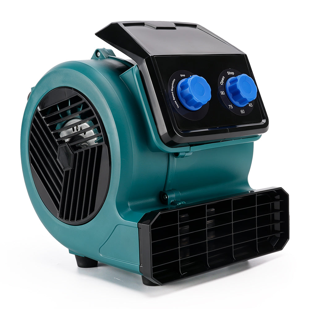 Ventilateur de sol compact 1/2CV 1500CFM avec minuterie