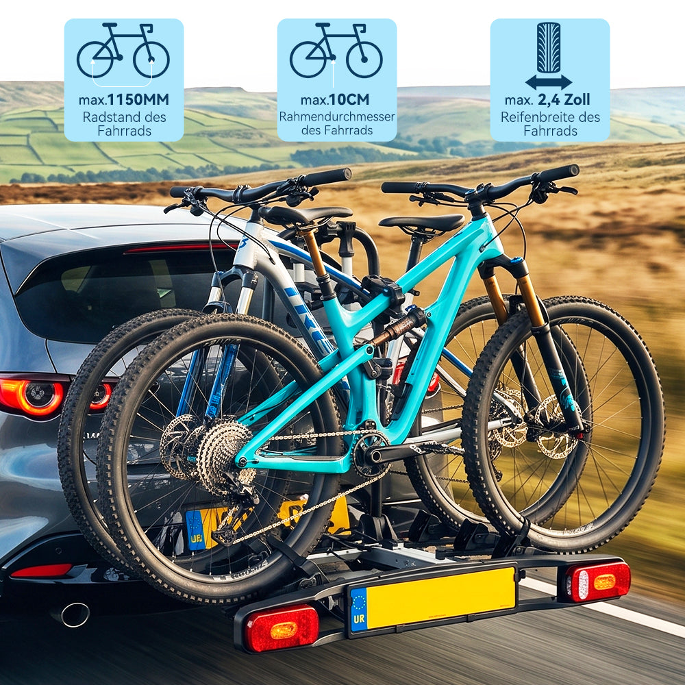 Support à vélos pour 3 vélos électriques