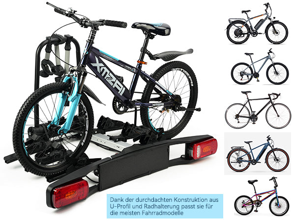 Support à vélos pour 3 vélos électriques
