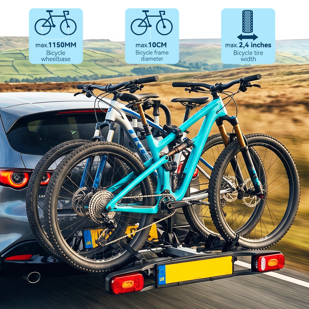 Support à vélos pour 3 vélos électriques