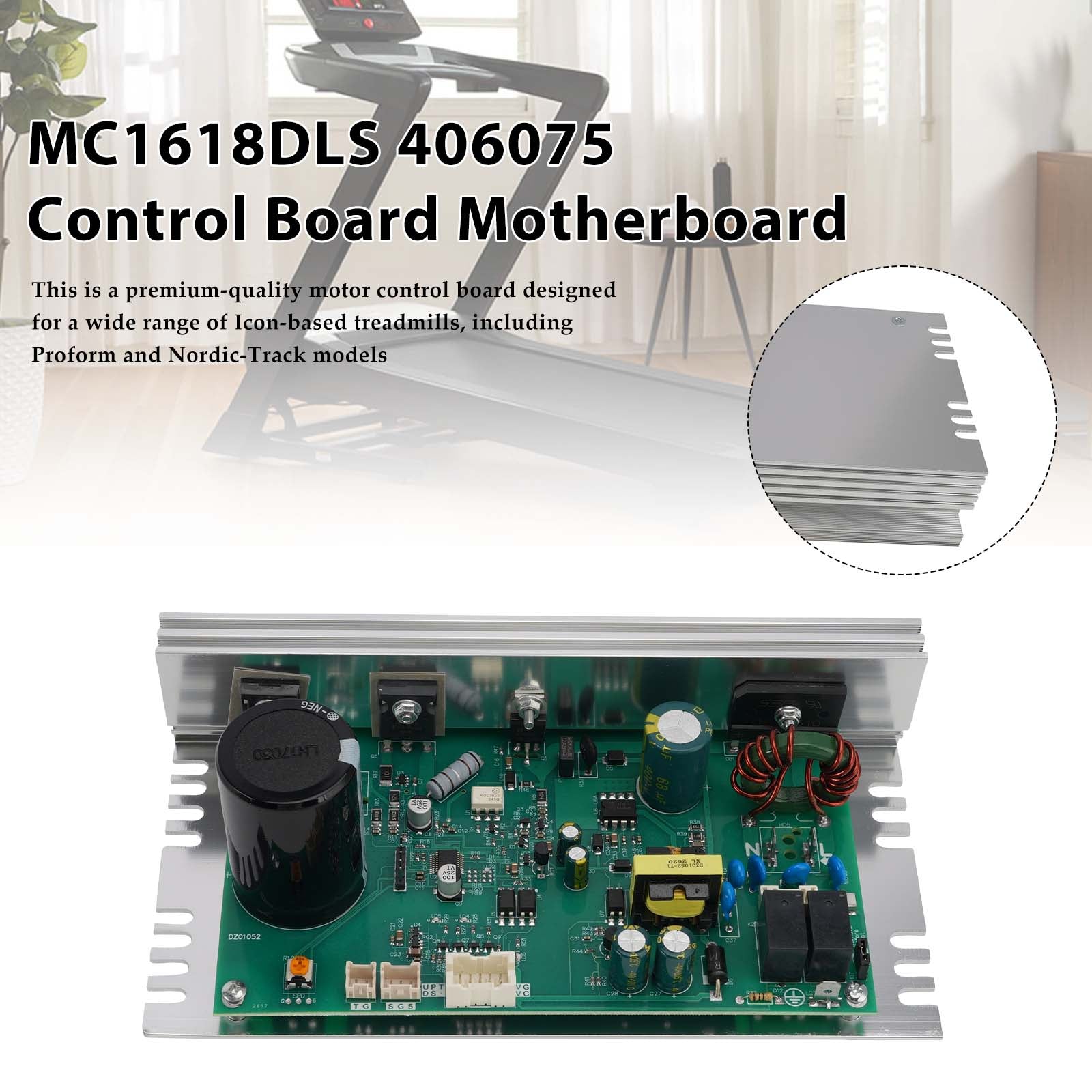 CARTE DE COMMANDE MC1618DLS 406075POUR LES TAPIS DE COURSE NORDICTRACK