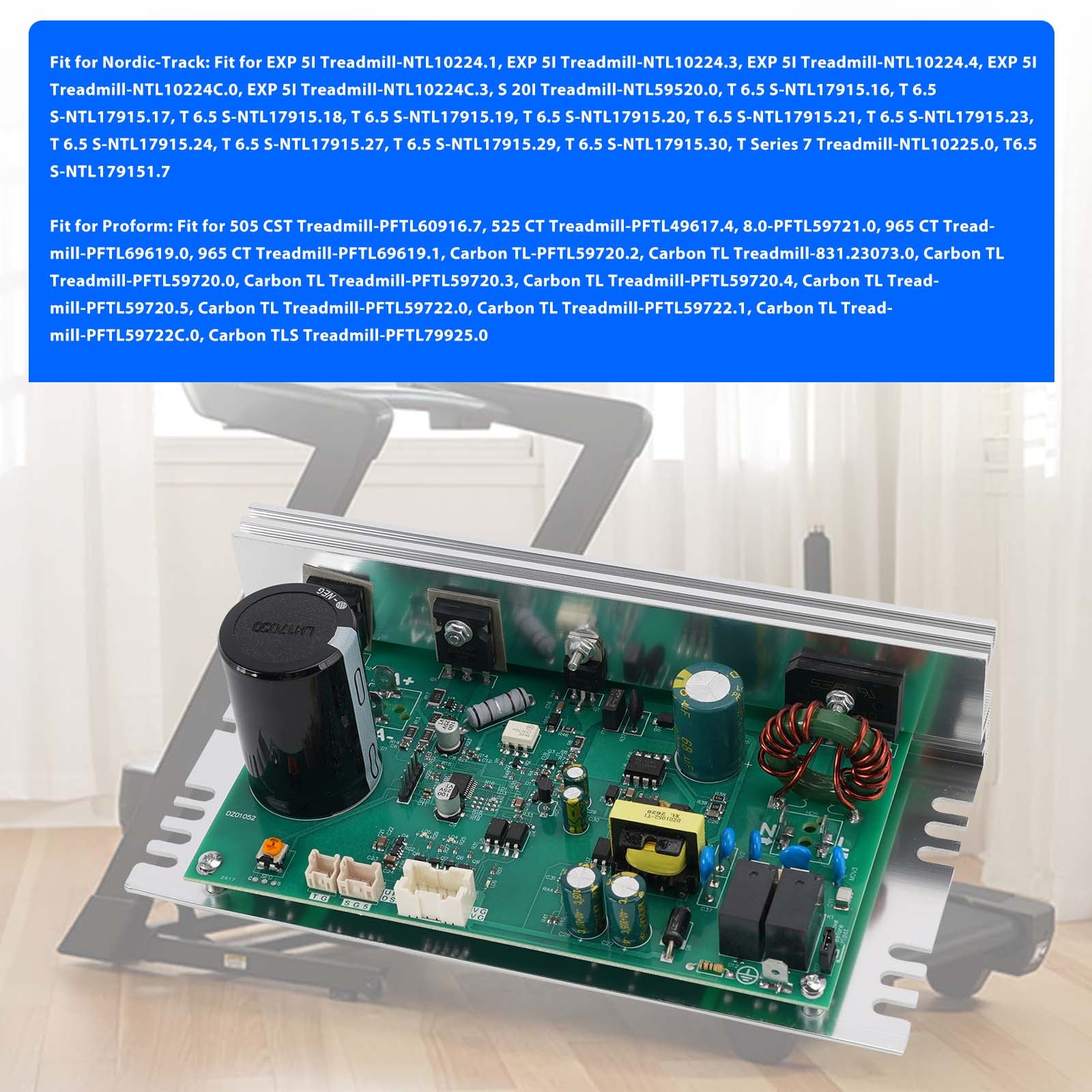 CARTE DE COMMANDE MC1618DLS 406075POUR LES TAPIS DE COURSE NORDICTRACK