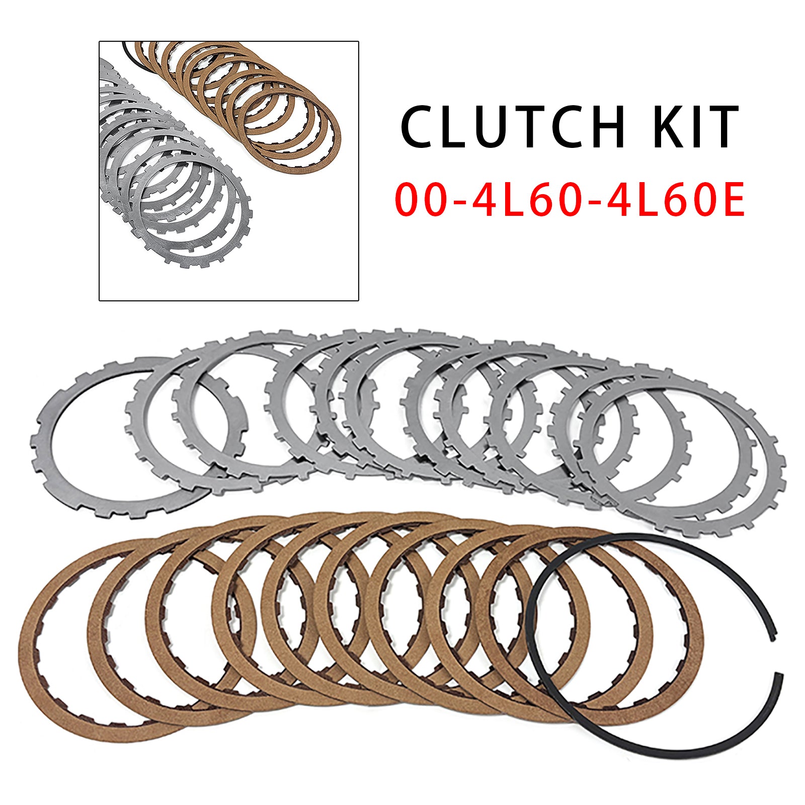 Kit Embrayage 3-4 Power Pack 00-4L60-4L60E 0.062 Pouces 9 Disques Friction 10
