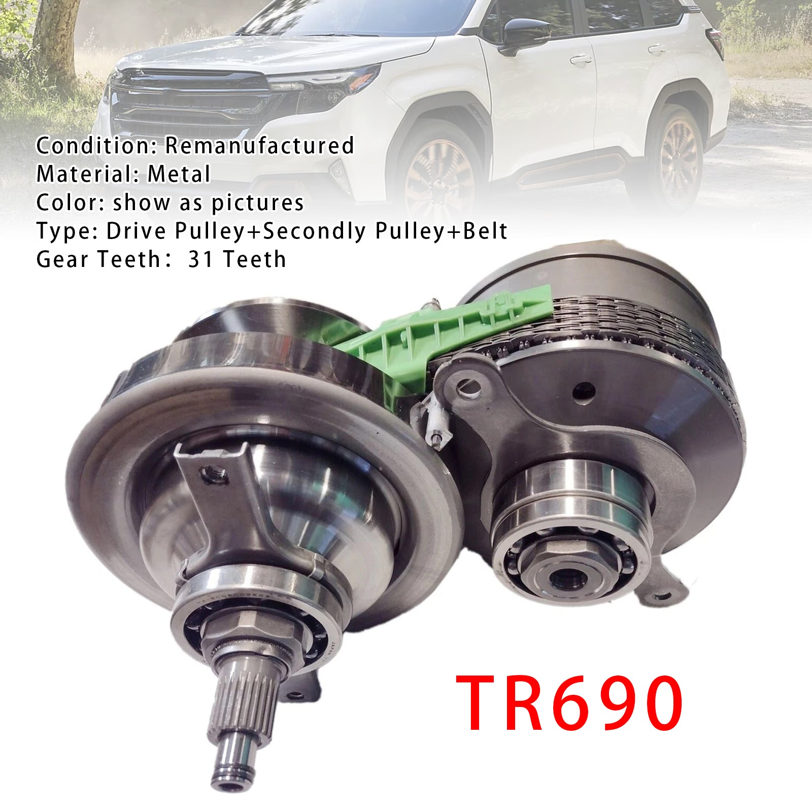 Ensemble Poulies Transmission CVT Avec Chaine TR690 Pour Forester 31 Dents
