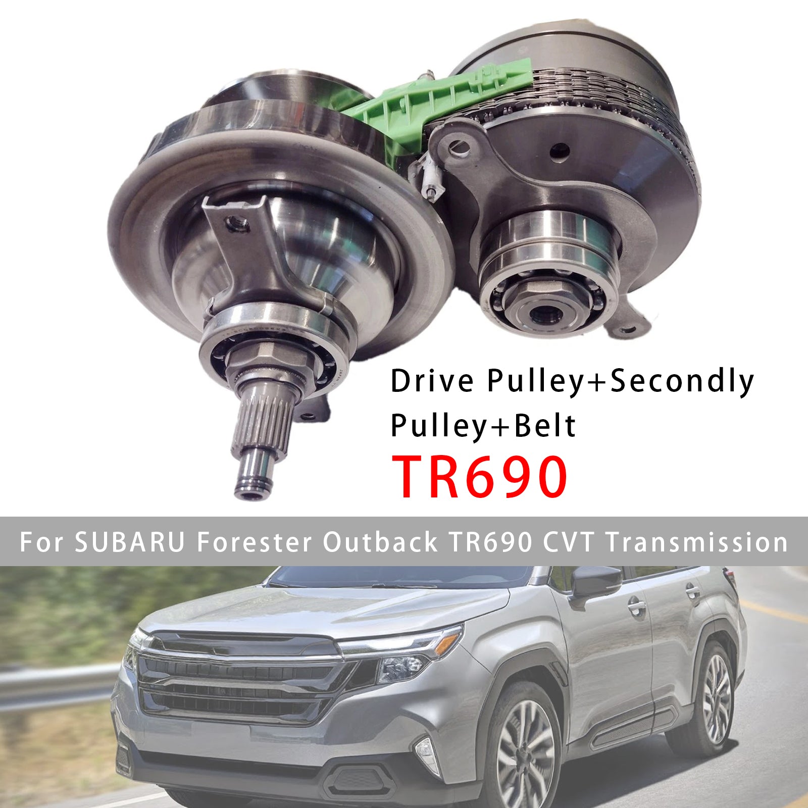 Ensemble Poulies Transmission CVT Avec Chaine TR690 Pour Forester 31 Dents