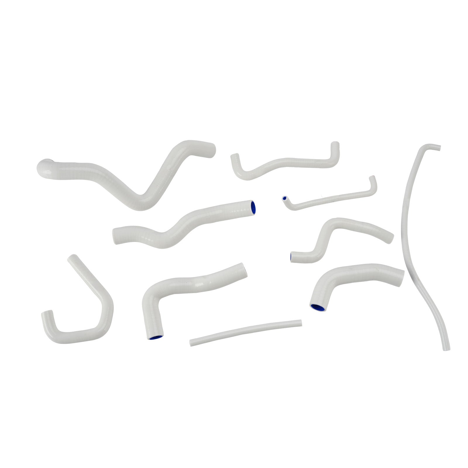 Kit de durites de refroidissement en silicone pour radiateur Kawasaki Ninja 636 ZX-6R 09-26 White