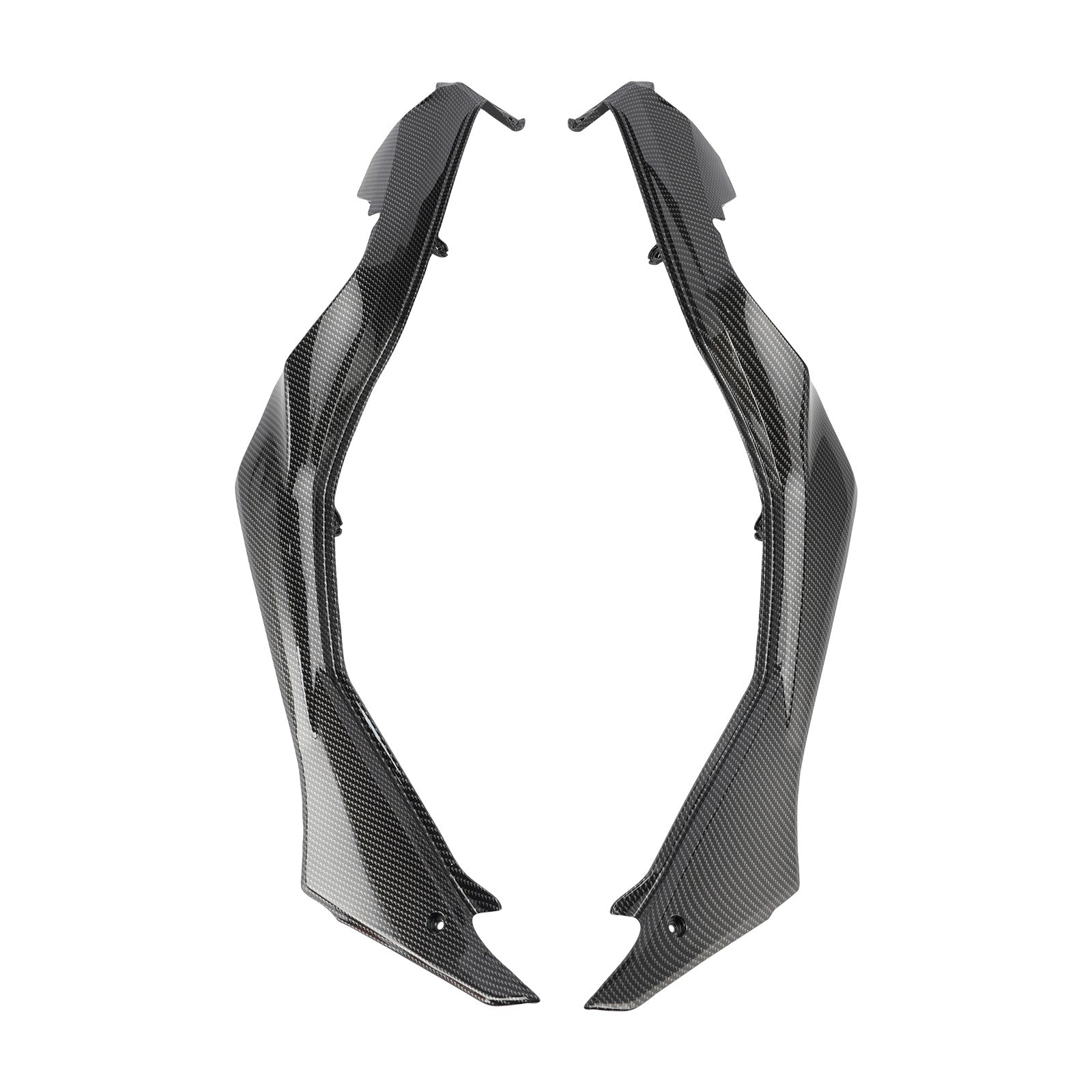 Carénages de protection latéraux de selle pour Kawasaki Versys 1000 2019-2024 Carbon
