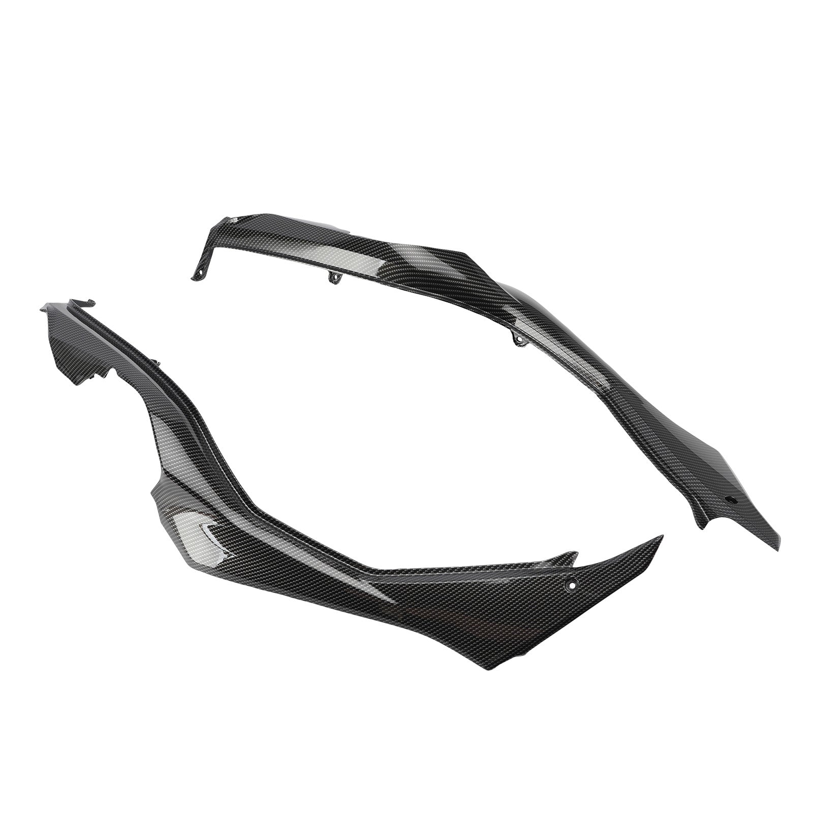 Carénages de protection latéraux de selle pour Kawasaki Versys 1000 2019-2024 Carbon