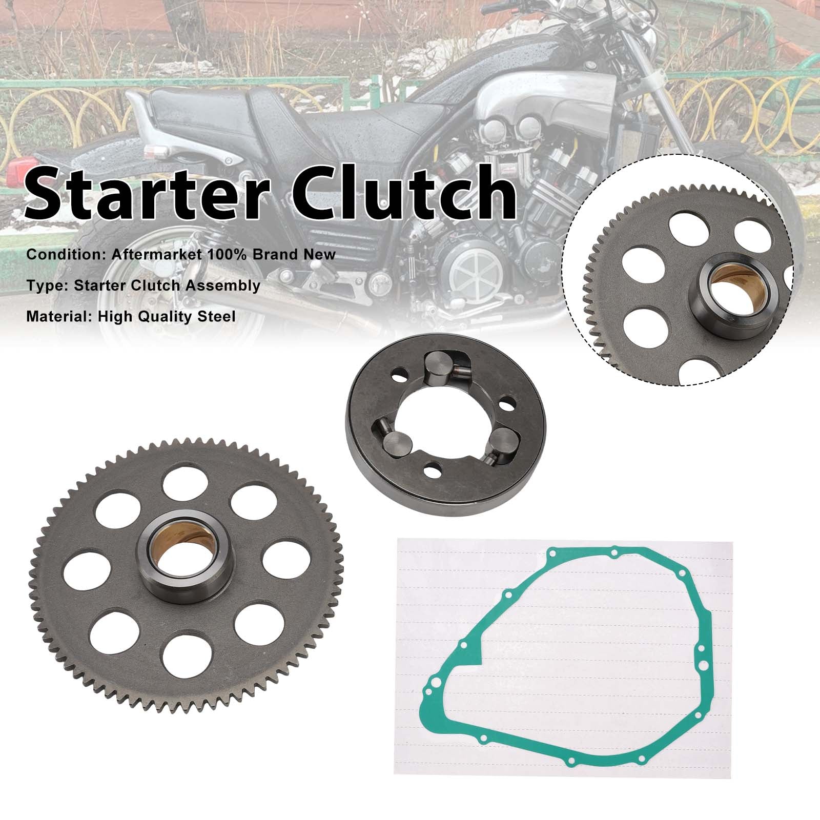 Kits d'embrayage de démarreur unidirectionnel pour Yamaha XVZ1200 XVZ1300 VMX12 VMAX12