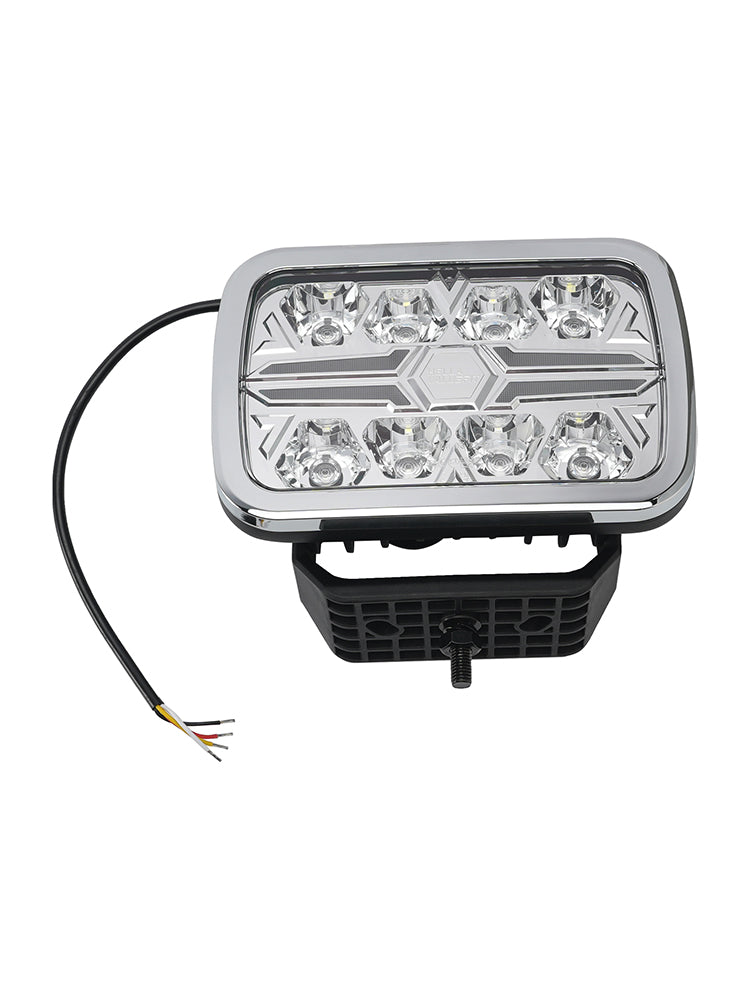 Lampe Auxiliaire Carrée ValueFit 9" Ref.25 12/24V 36W 2600LM 6000K Pour HELLA