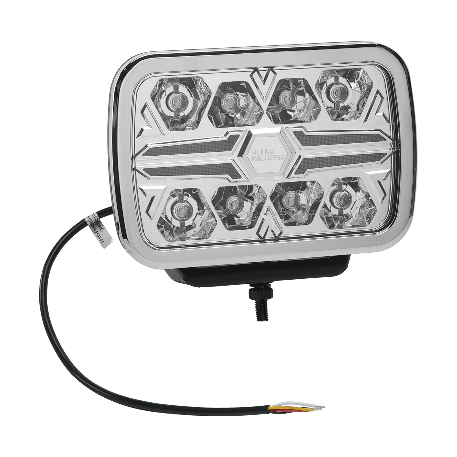 Lampe Auxiliaire Carrée ValueFit 9" Ref.25 12/24V 36W 2600LM 6000K Pour HELLA