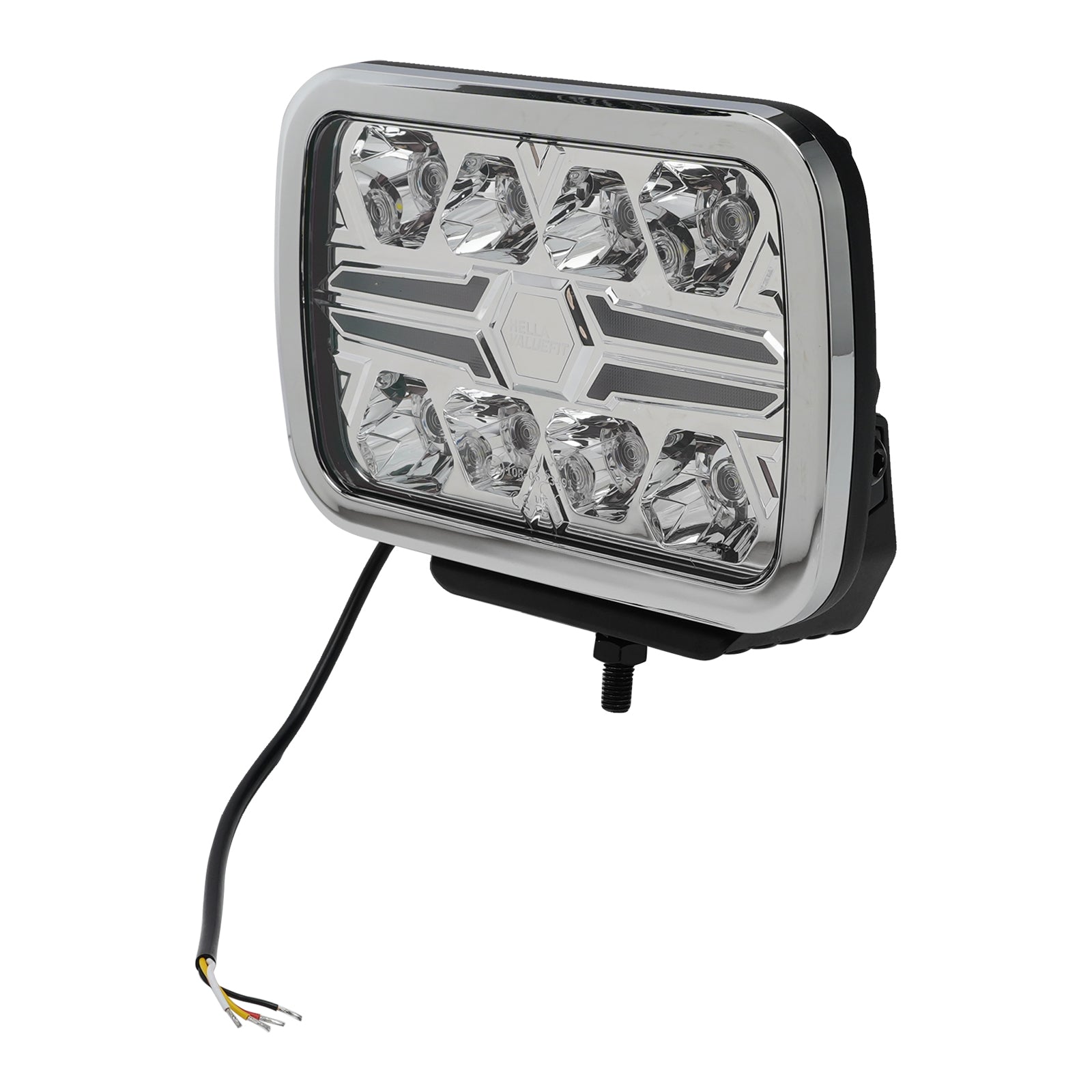 Lampe Auxiliaire Carrée ValueFit 9" Ref.25 12/24V 36W 2600LM 6000K Pour HELLA