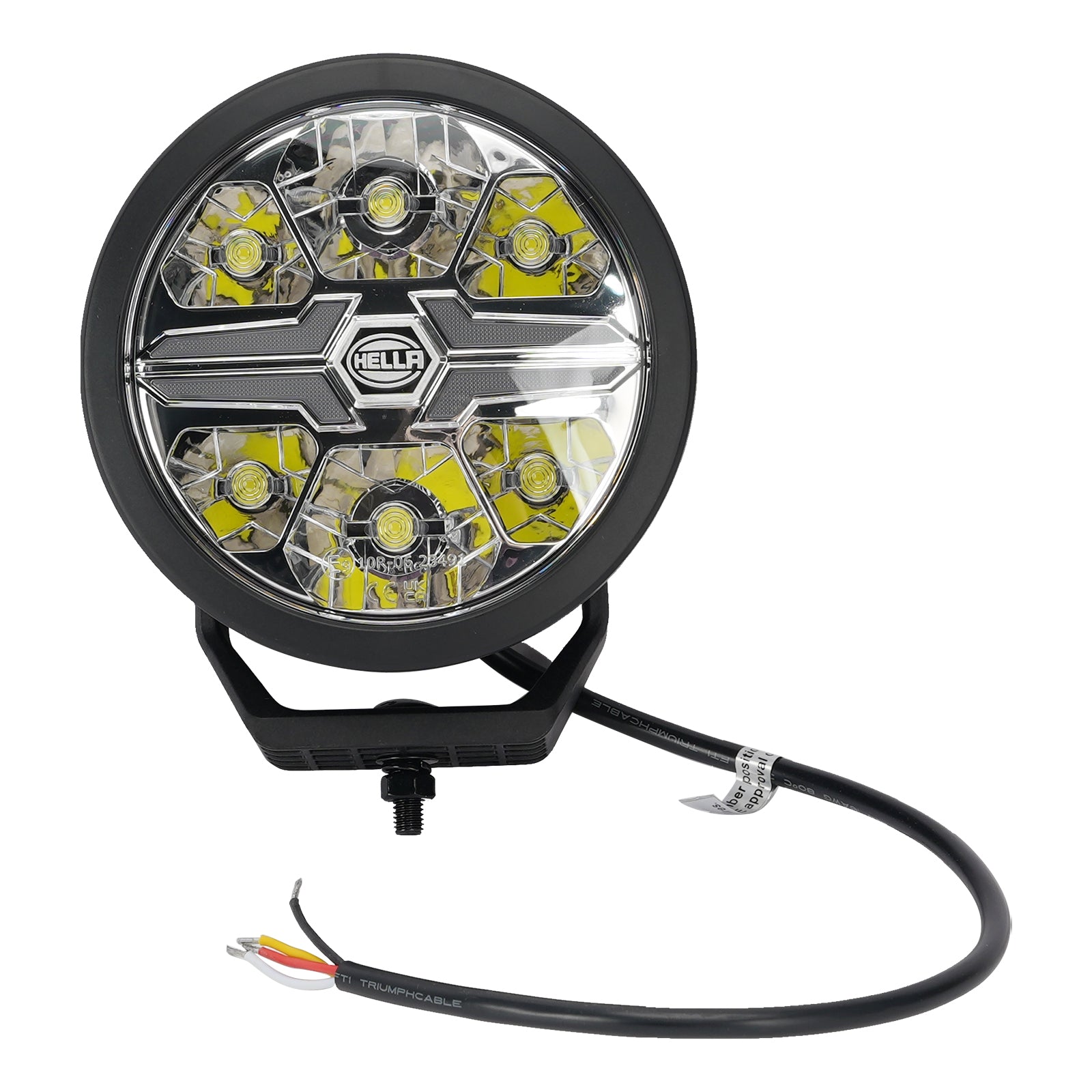 Lampe Auxiliaire Ronde ValueFit 6" 12/24V 90W 8500LM 6000K Pour HELLA