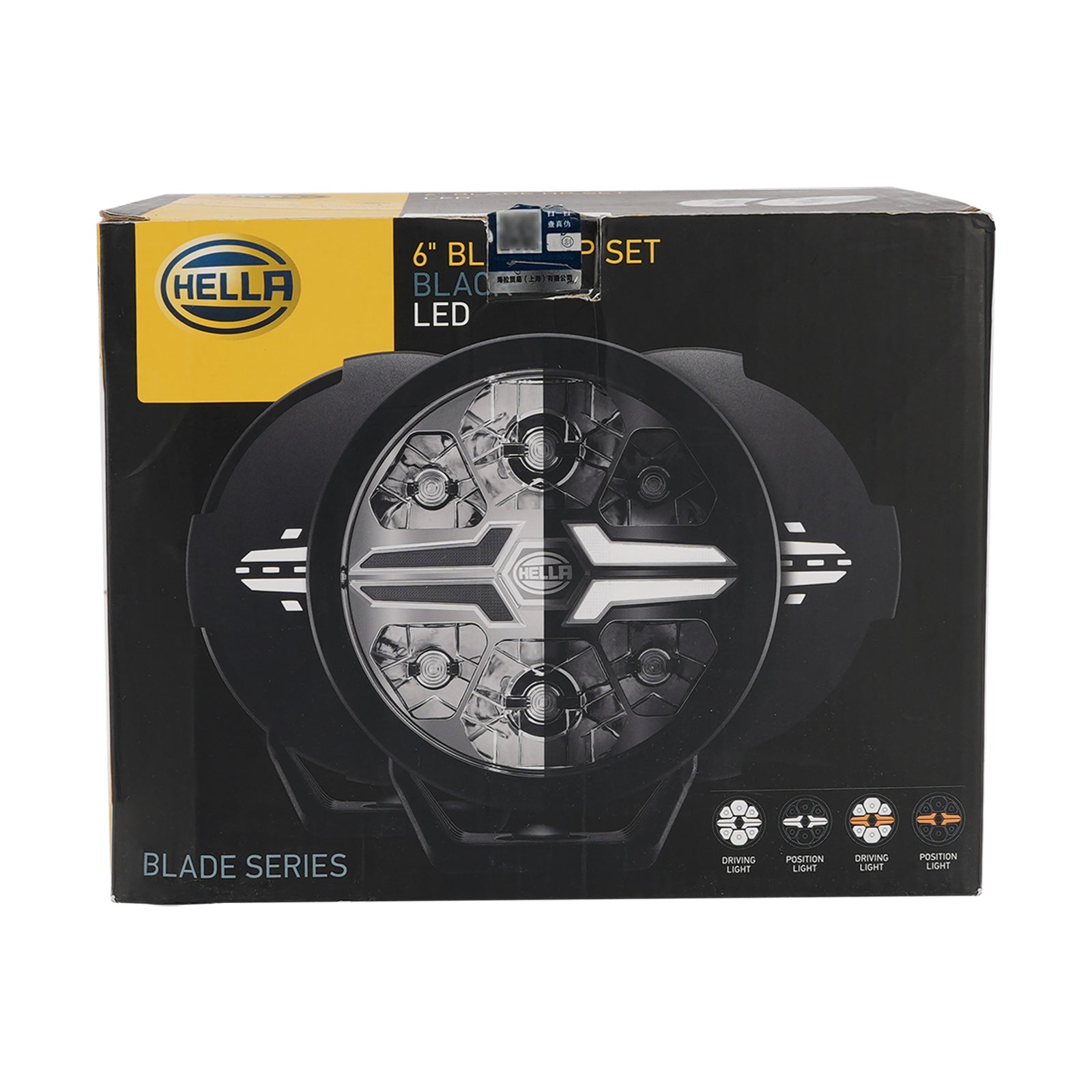 Lampe Auxiliaire Ronde ValueFit 6" 12/24V 90W 8500LM 6000K Pour HELLA