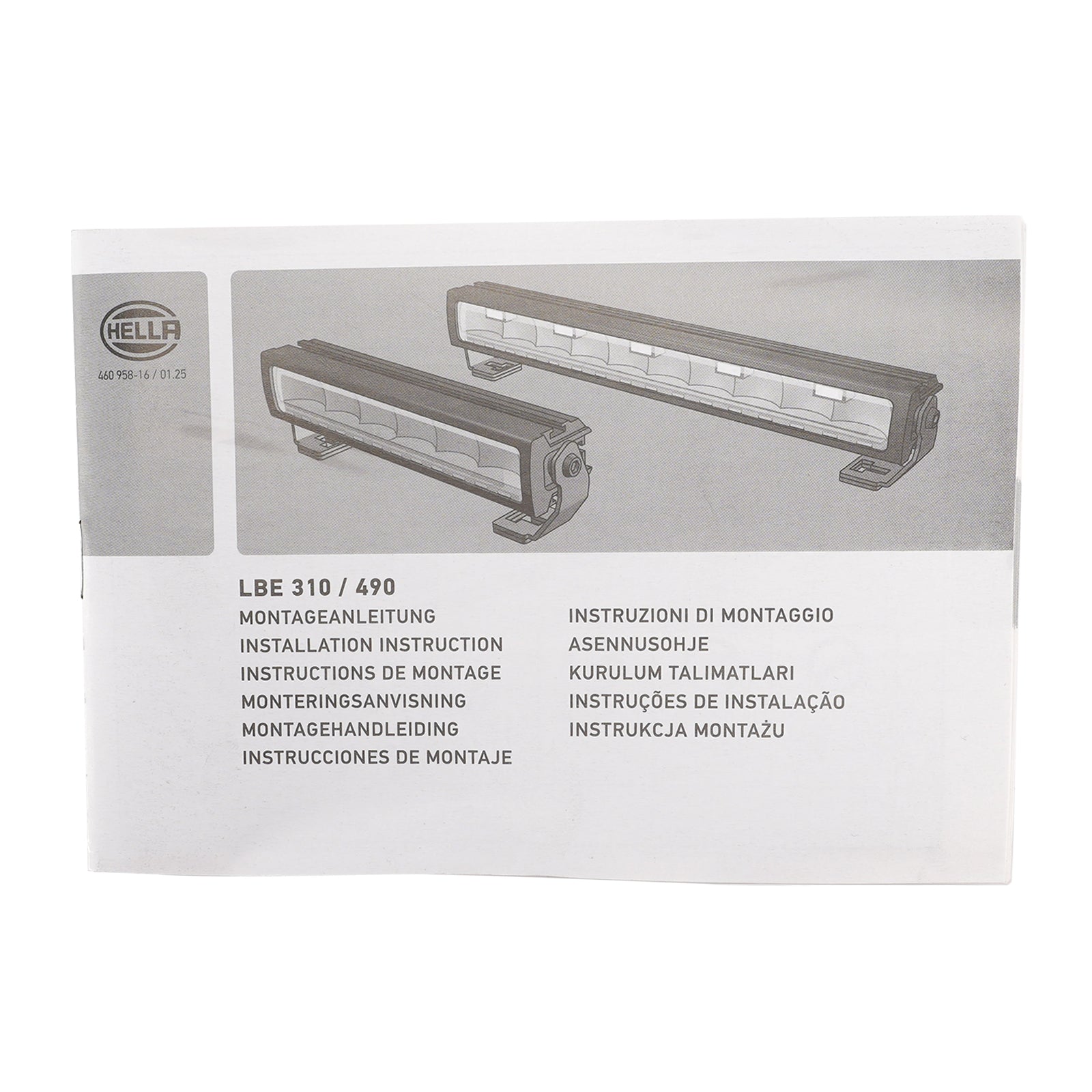 Lampe Auxiliaire Barre Longue ValueFit 12.6" 12/24V 82W 6000LM 5700K Pour HELLA
